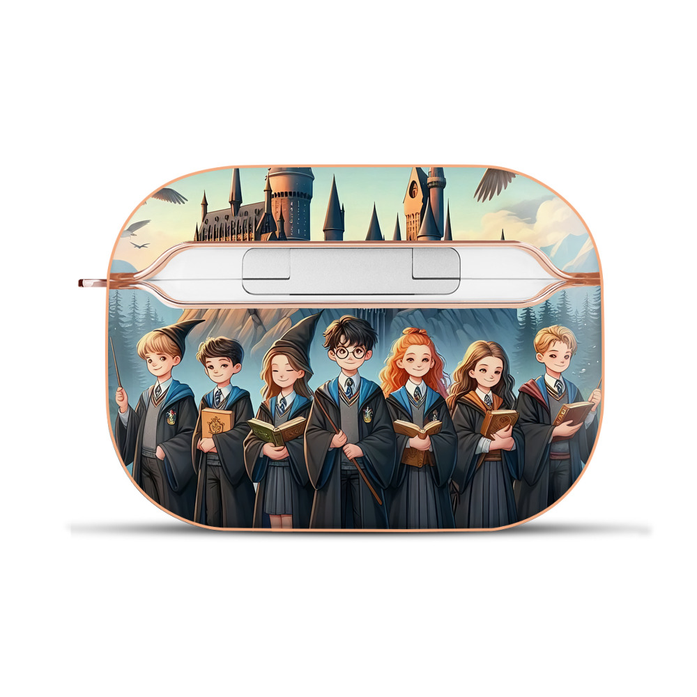（画像用） Harry Potter ハリー・ポッターシリーズ 【AirPods Pro用】ハードシェル保護ケース｜耐衝撃・防指紋・カラビナ付き商品仕様