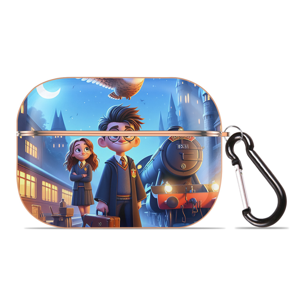 （画像用） Harry Potter ハリー・ポッターシリーズ 【AirPods Pro用】ハードシェル保護ケース｜耐衝撃・防指紋・カラビナ付き商品仕様