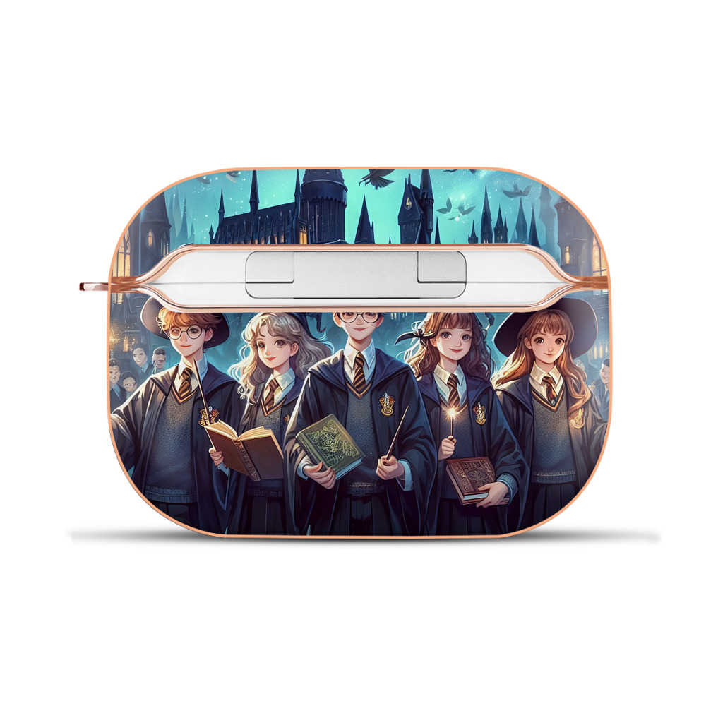 （画像用） Harry Potter ハリー・ポッターシリーズ 【AirPods Pro用】ハードシェル保護ケース｜耐衝撃・防指紋・カラビナ付き商品仕様