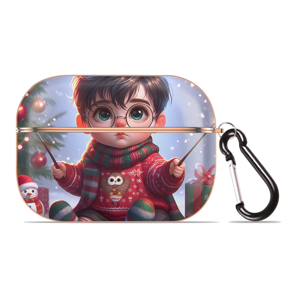 （画像用） Harry Potter ハリー・ポッターシリーズ 【AirPods Pro用】ハードシェル保護ケース｜耐衝撃・防指紋・カラビナ付き商品仕様