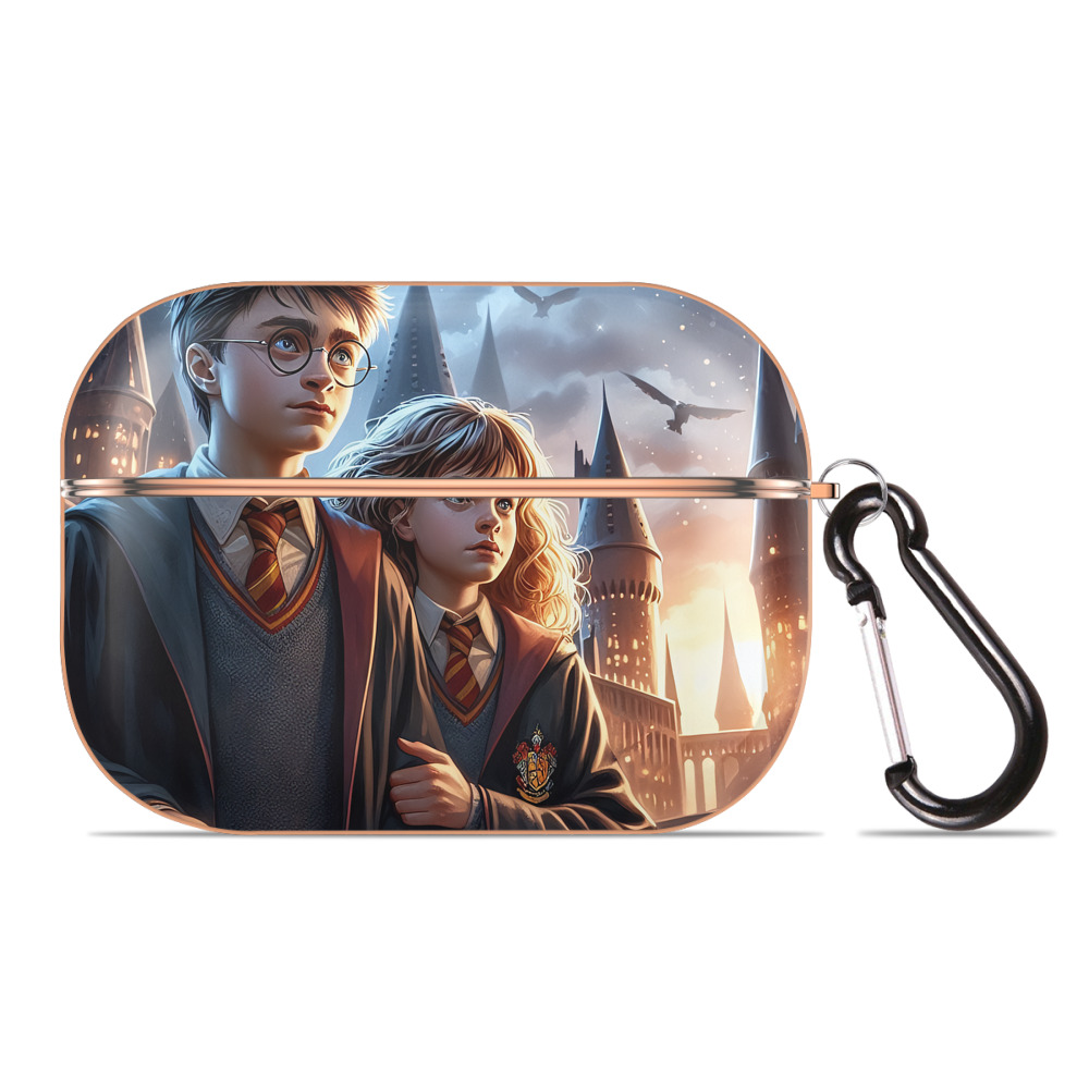 （画像用） Harry Potter ハリー・ポッターシリーズ 【AirPods Pro用】ハードシェル保護ケース｜耐衝撃・防指紋・カラビナ付き商品仕様