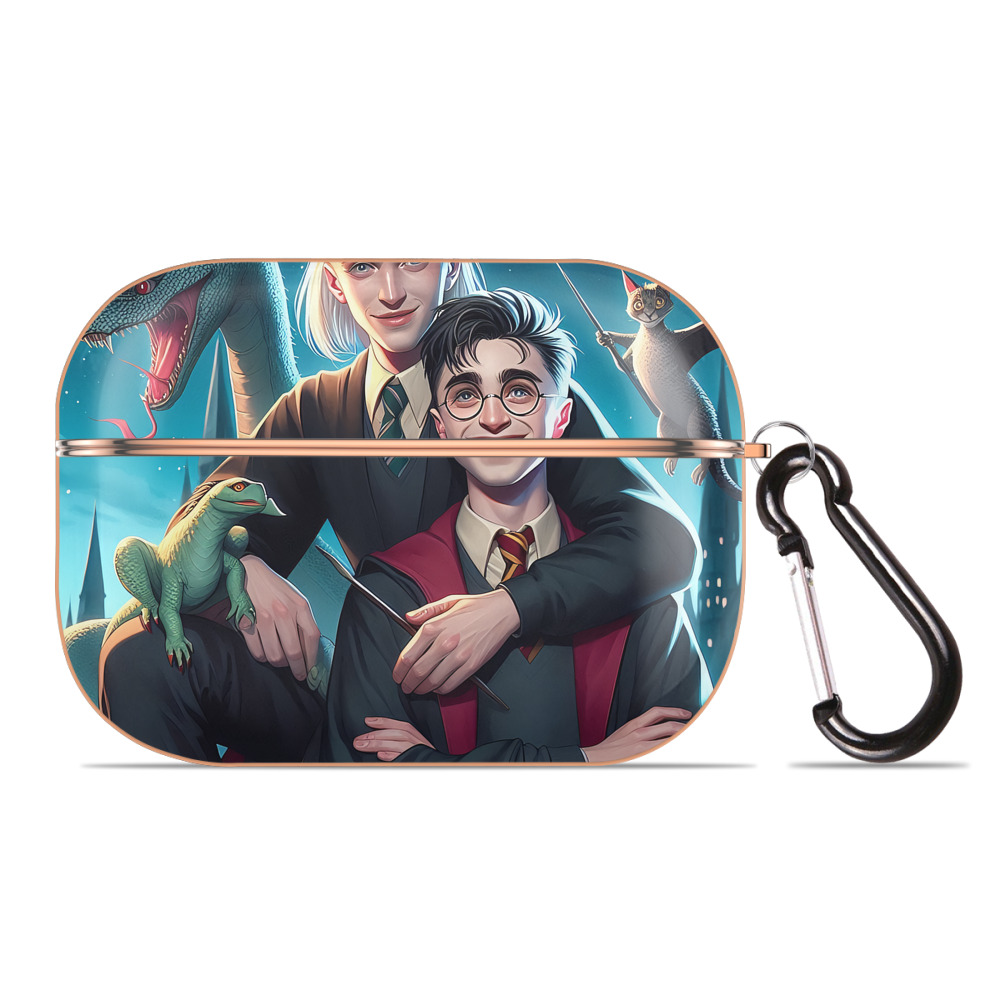 （画像用） Harry Potter ハリー・ポッターシリーズ 【AirPods Pro用】ハードシェル保護ケース｜耐衝撃・防指紋・カラビナ付き商品仕様