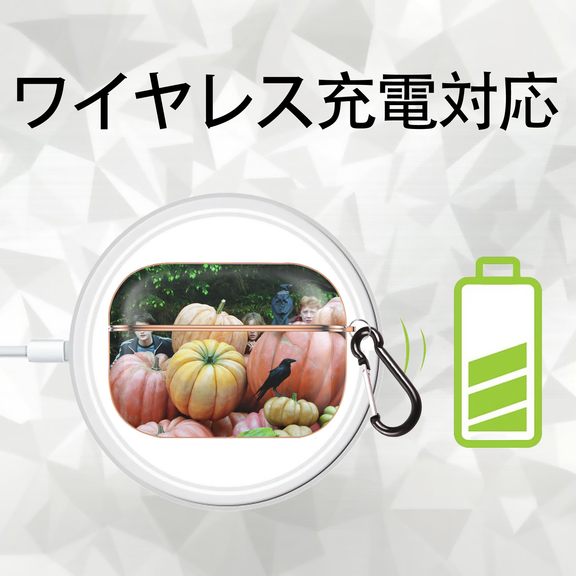 Harry Potter ハリー・ポッターシリーズ 【AirPods Pro用】ハードシェル保護ケース｜耐衝撃・防指紋・カラビナ付き商品仕様