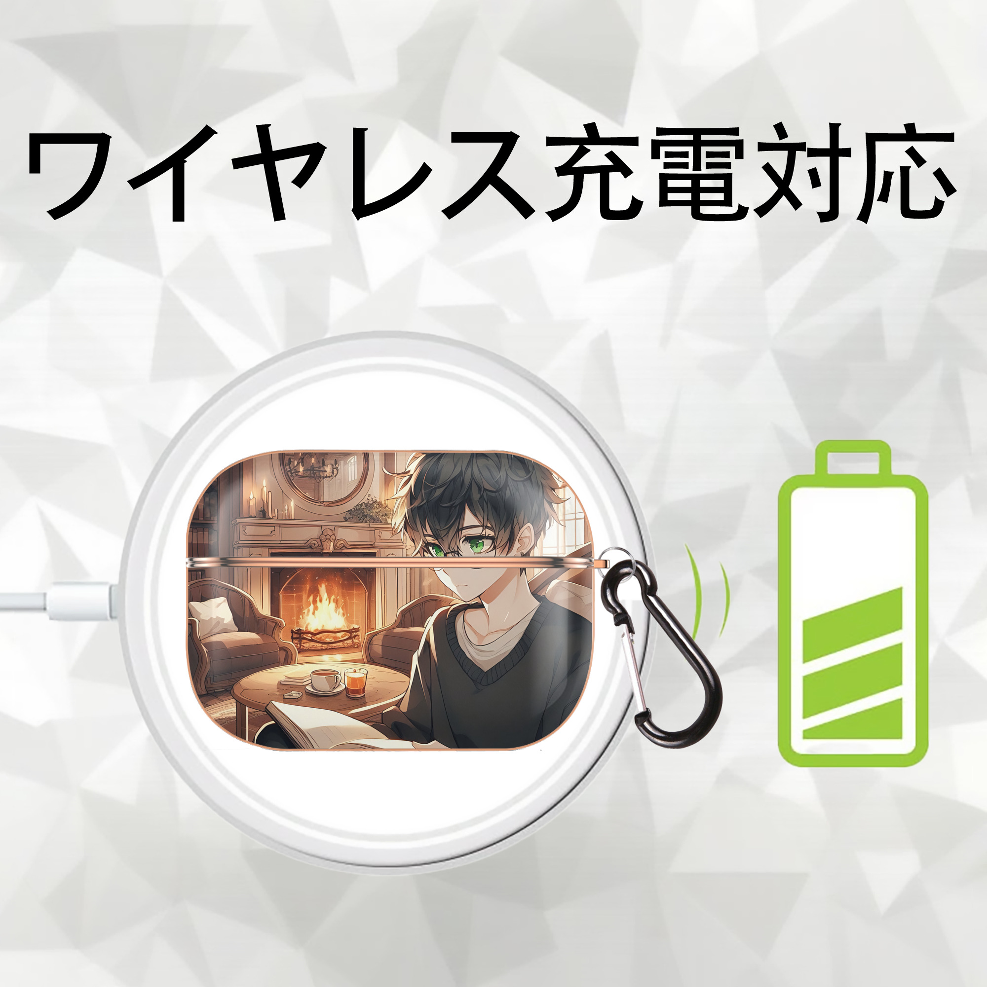 Harry Potter ハリー・ポッターシリーズ 【AirPods Pro用】ハードシェル保護ケース｜耐衝撃・防指紋・カラビナ付き商品仕様