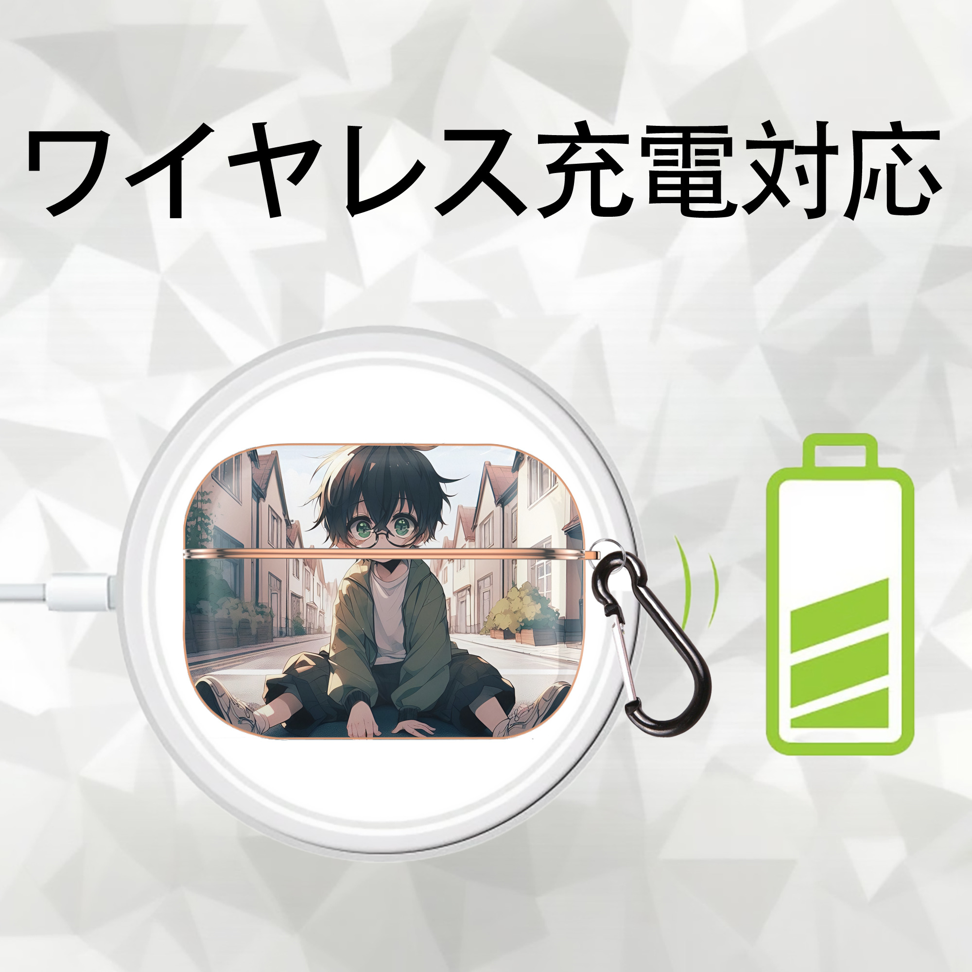 Harry Potter ハリー・ポッターシリーズ 【AirPods Pro用】ハードシェル保護ケース｜耐衝撃・防指紋・カラビナ付き商品仕様