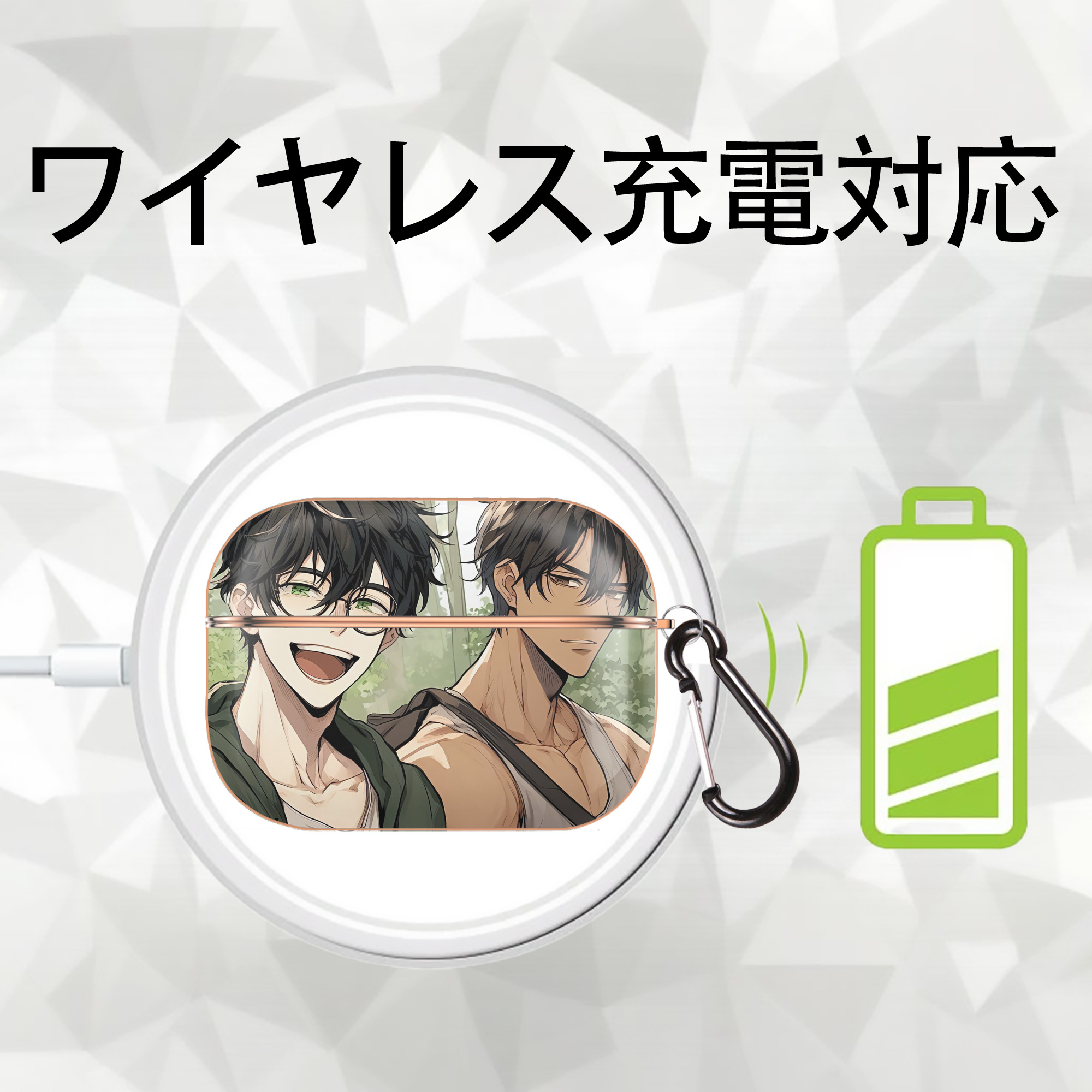 Harry Potter ハリー・ポッターシリーズ 【AirPods Pro用】ハードシェル保護ケース｜耐衝撃・防指紋・カラビナ付き商品仕様