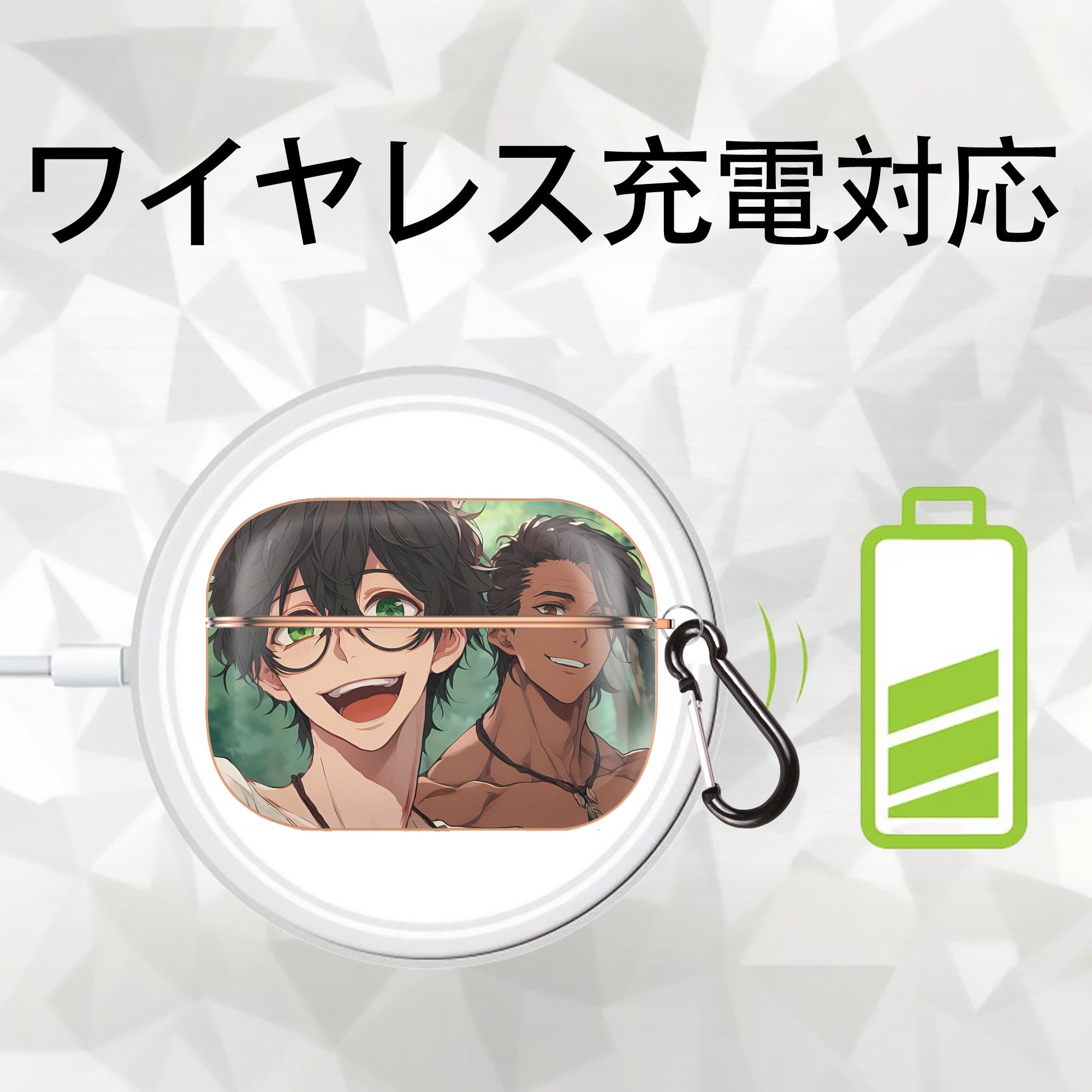 Harry Potter ハリー・ポッターシリーズ 【AirPods Pro用】ハードシェル保護ケース｜耐衝撃・防指紋・カラビナ付き商品仕様