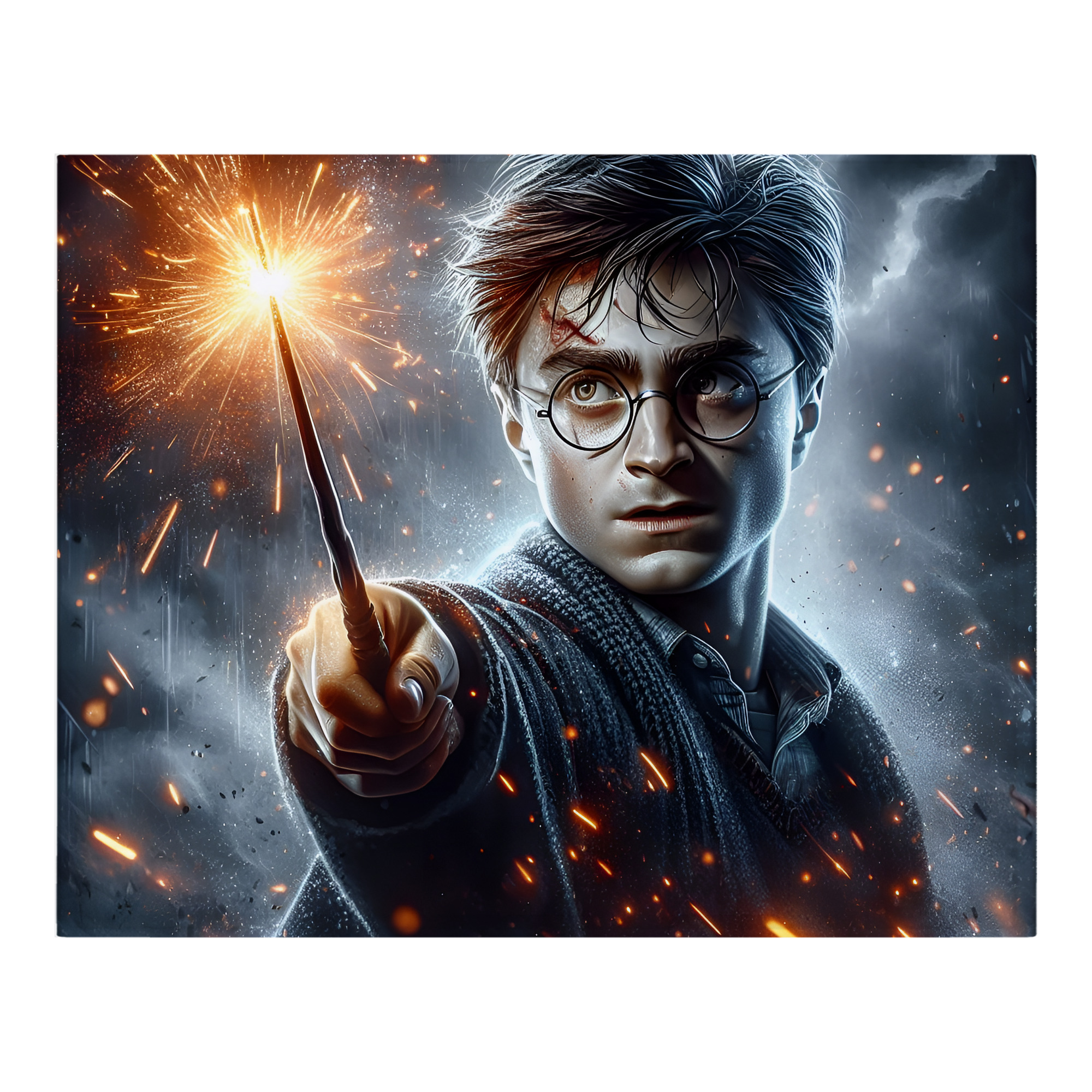 （画像用） Harry Potter ハリー・ポッターシリーズ フランネルブランケット・多サイズ対応（横型）