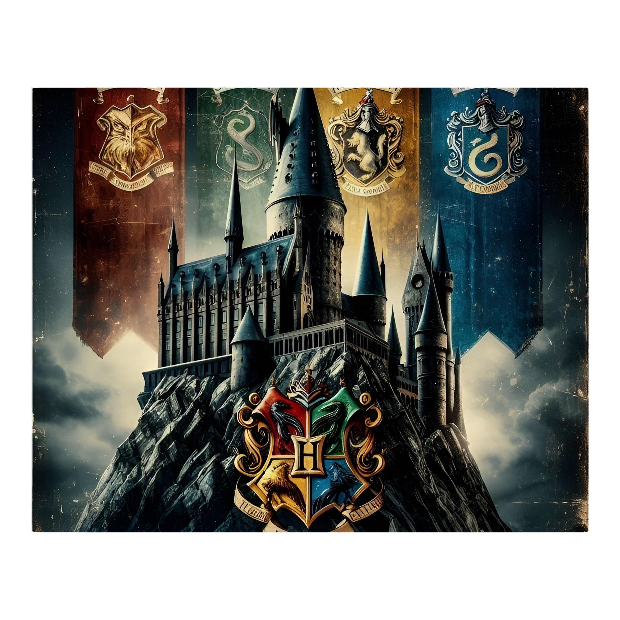 （画像用） Harry Potter ハリー・ポッターシリーズ フランネルブランケット・多サイズ対応（横型）