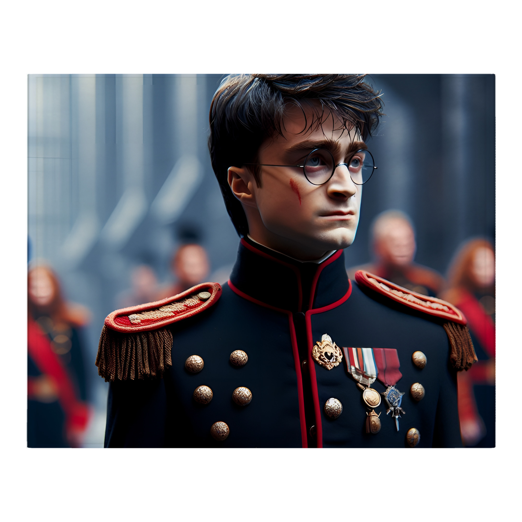 （画像用） Harry Potter ハリー・ポッターシリーズ フランネルブランケット・多サイズ対応（横型）