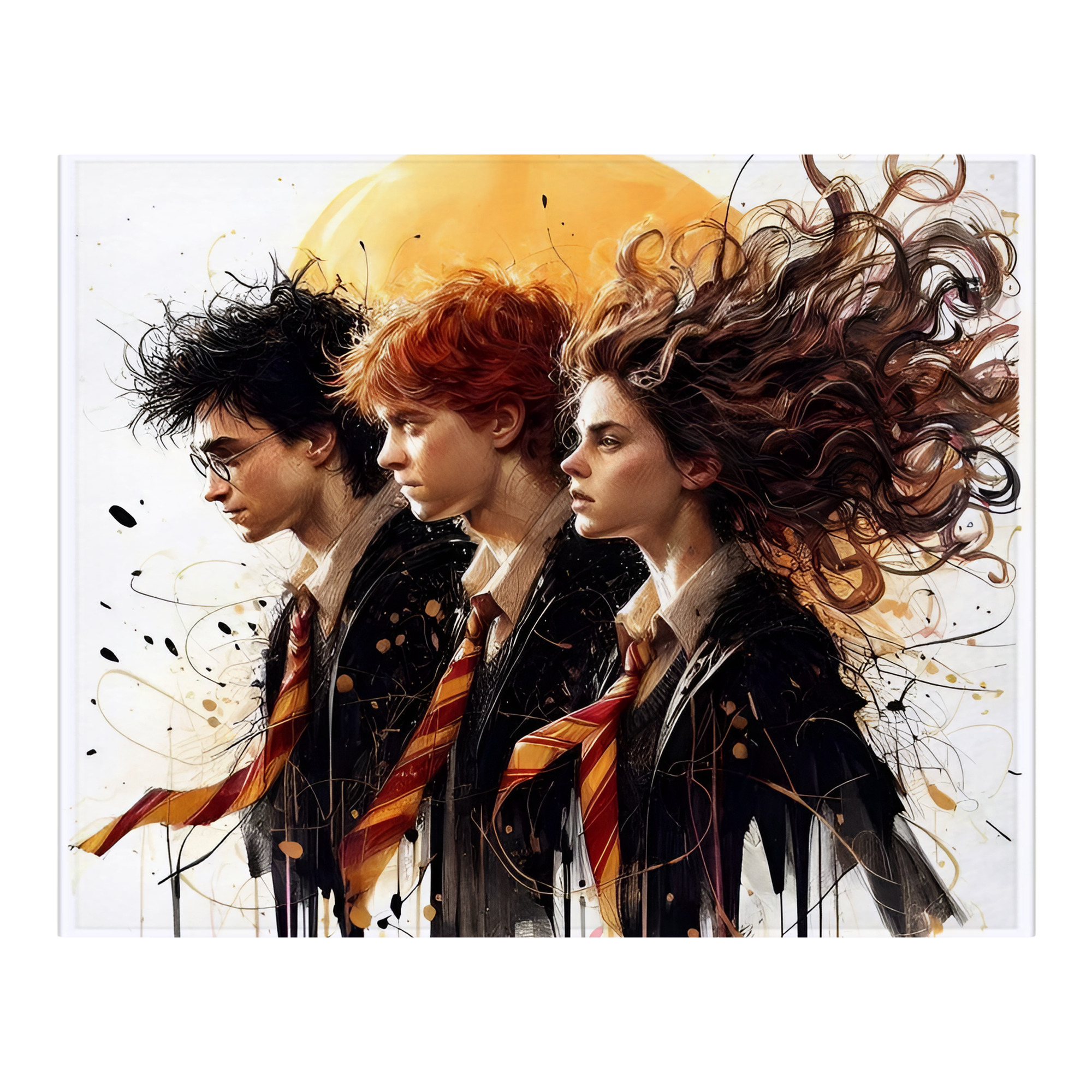 （画像用） Harry Potter ハリー・ポッターシリーズ フランネルブランケット・多サイズ対応（横型）