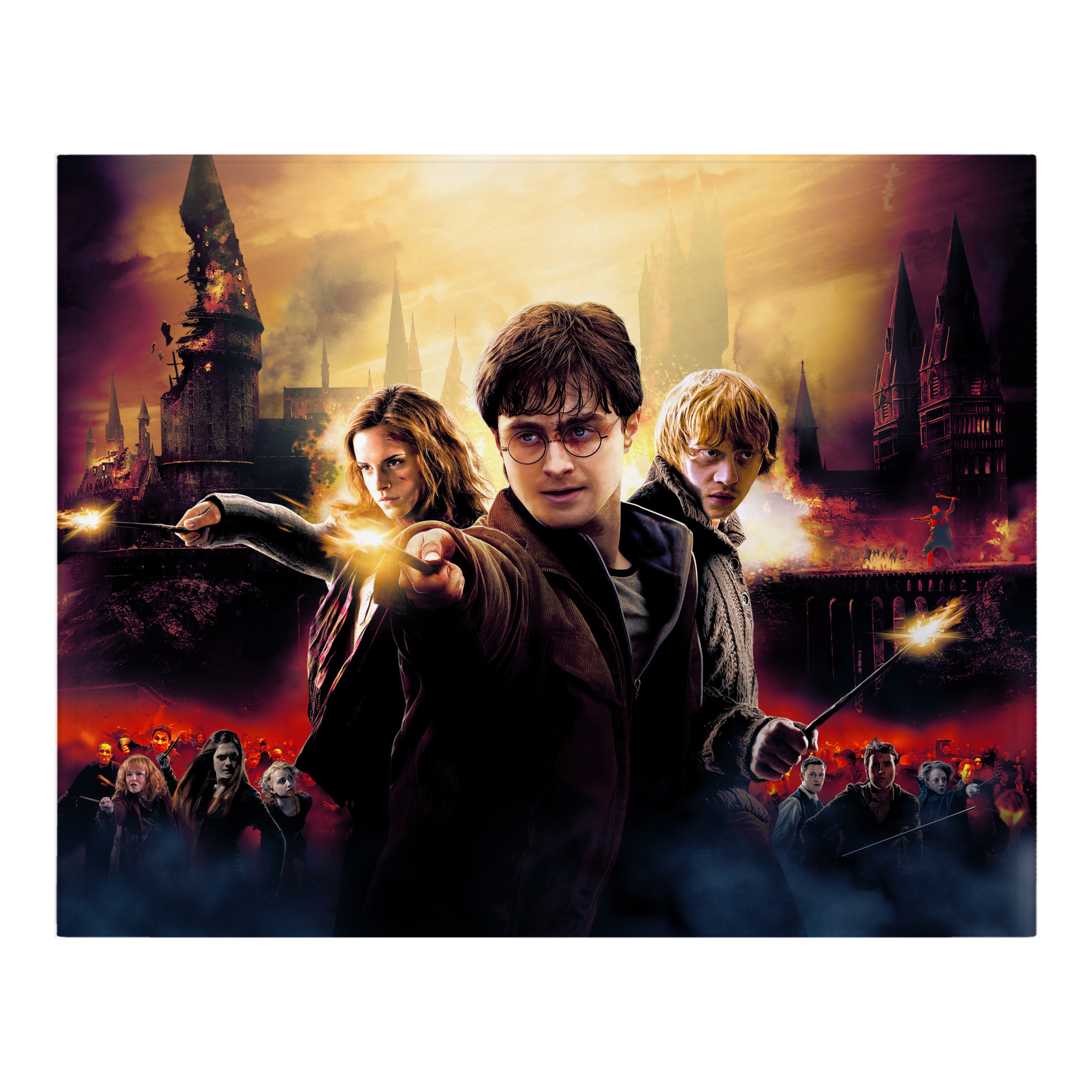 （画像用） Harry Potter ハリー・ポッターシリーズ フランネルブランケット・多サイズ対応（横型）