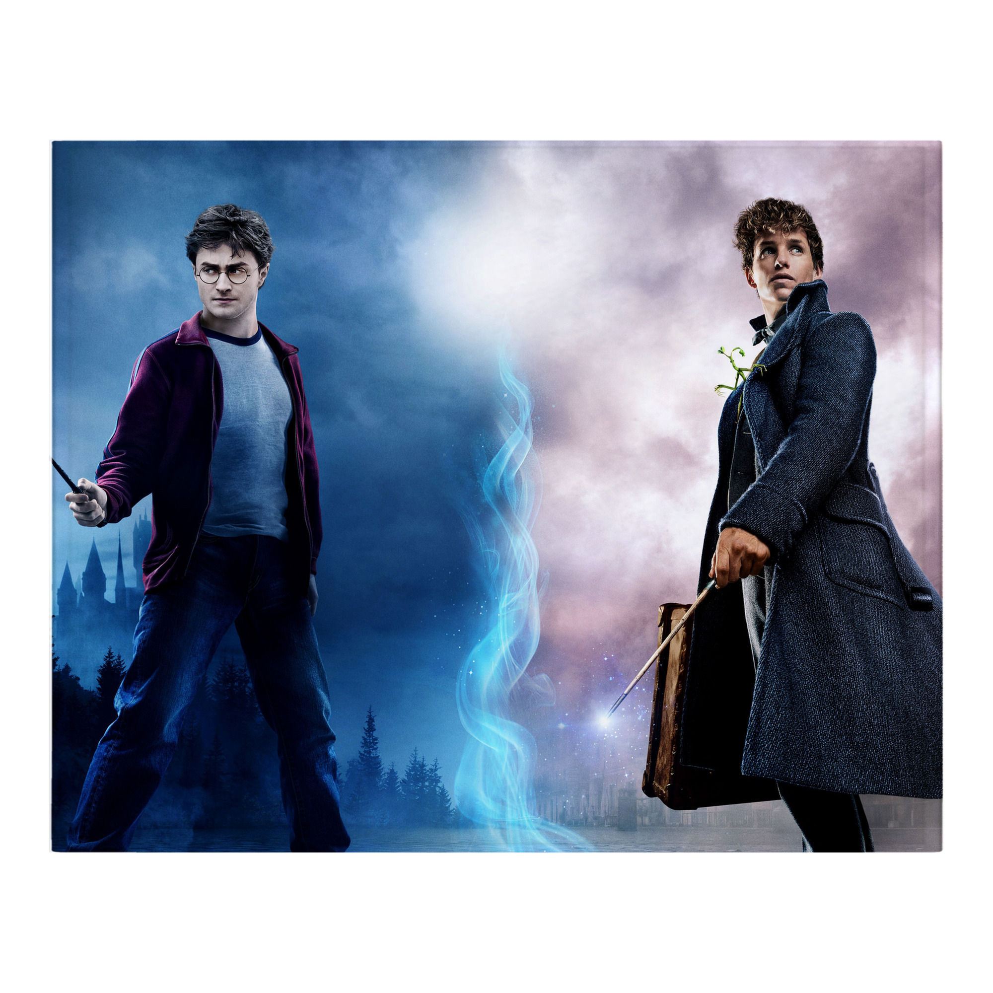 （画像用） Harry Potter ハリー・ポッターシリーズ フランネルブランケット・多サイズ対応（横型）