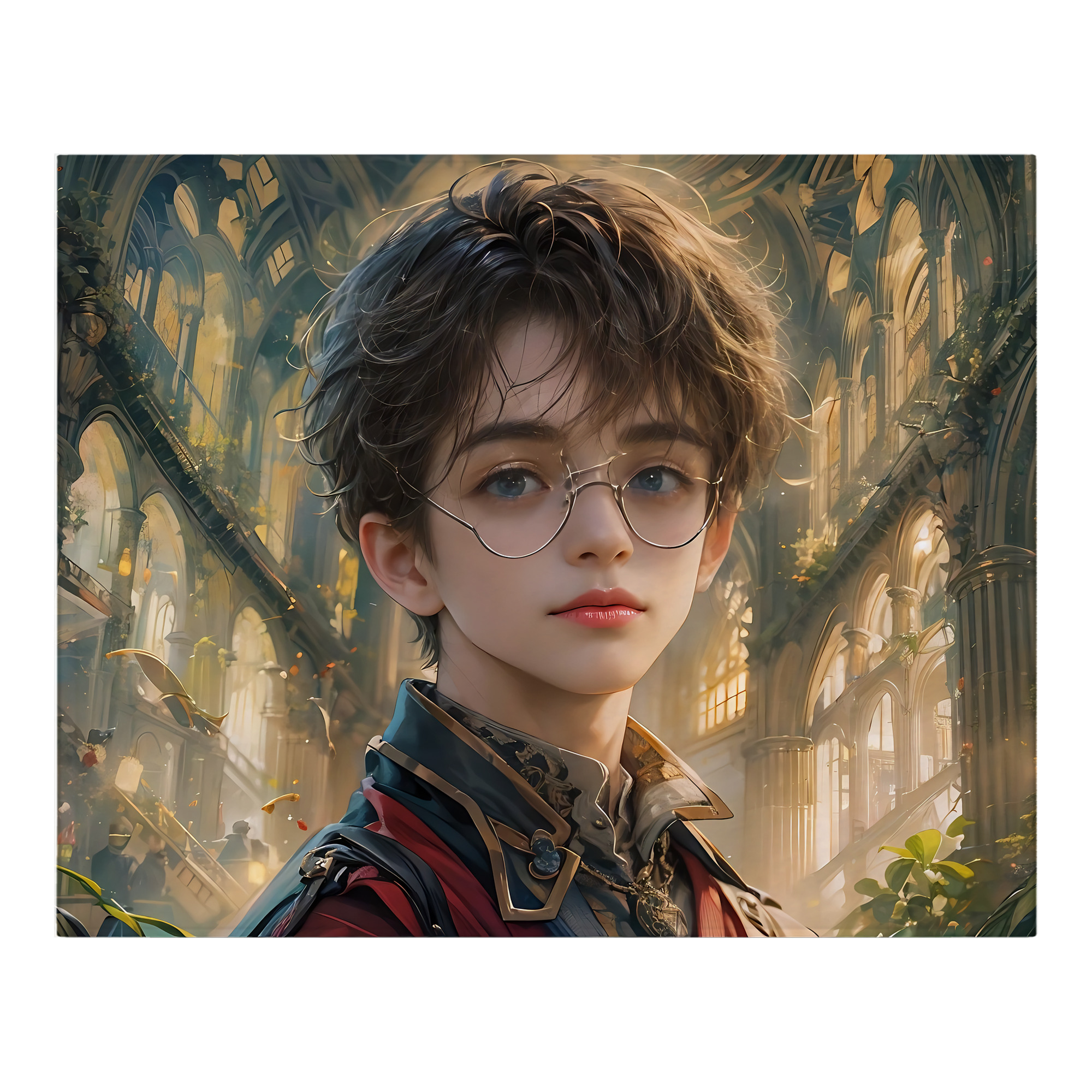（画像用） Harry Potter ハリー・ポッターシリーズ フランネルブランケット・多サイズ対応（横型）