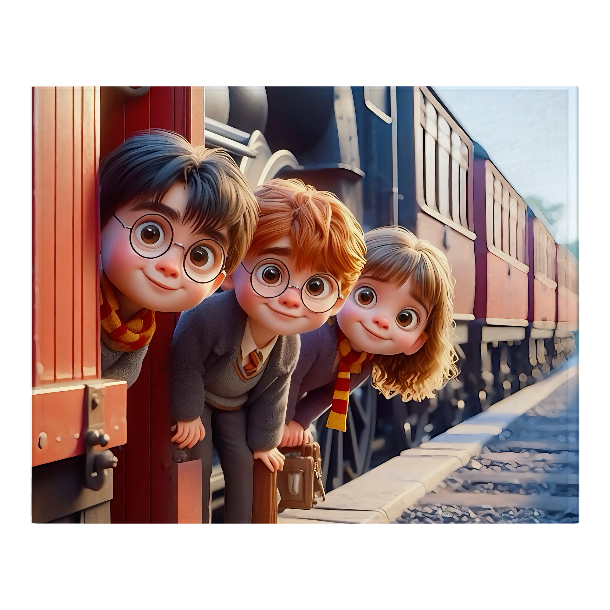 （画像用） Harry Potter ハリー・ポッターシリーズ フランネルブランケット・多サイズ対応（横型）