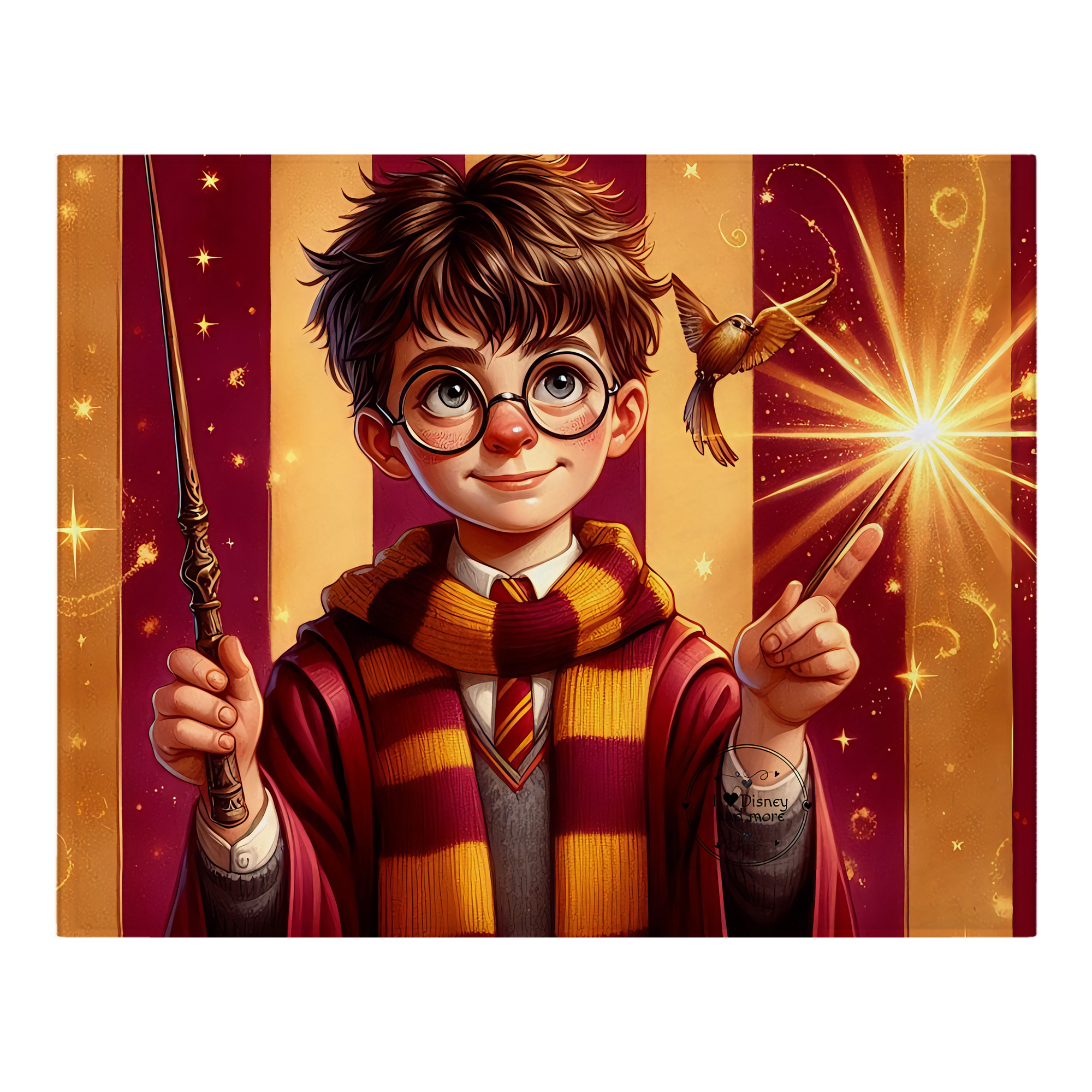 （画像用） Harry Potter ハリー・ポッターシリーズ フランネルブランケット・多サイズ対応（横型）