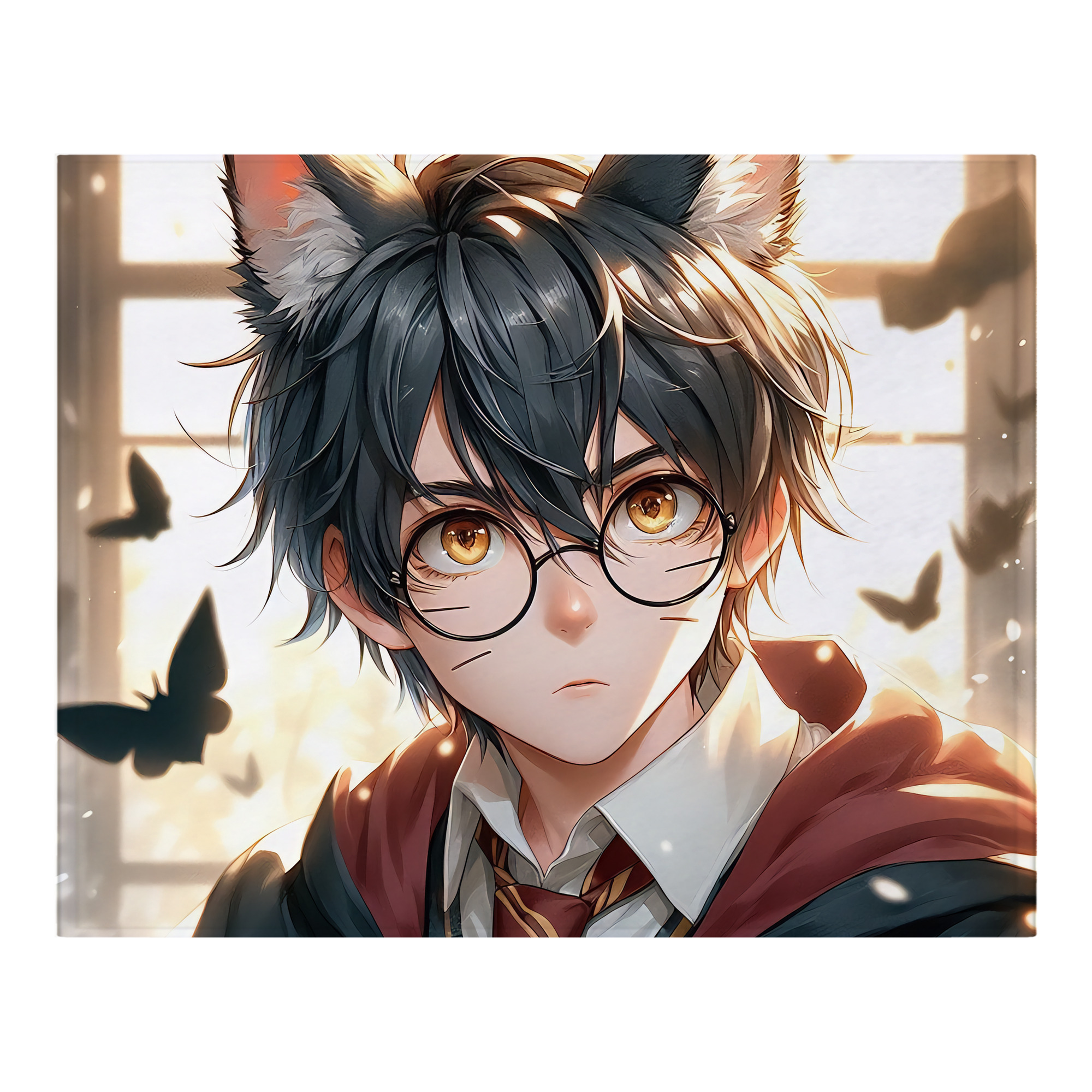 （画像用） Harry Potter ハリー・ポッターシリーズ フランネルブランケット・多サイズ対応（横型）