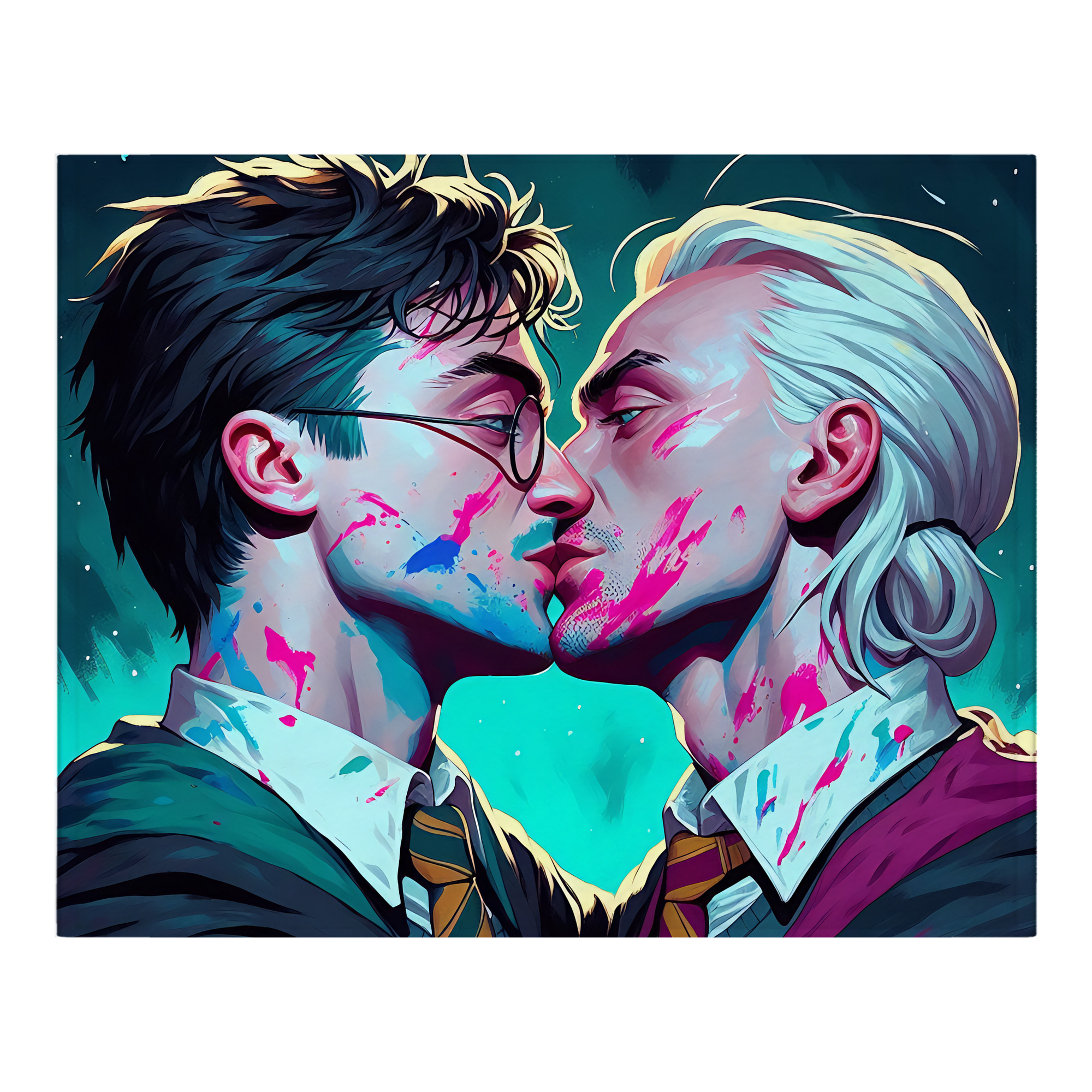 （画像用） Harry Potter ハリー・ポッターシリーズ フランネルブランケット・多サイズ対応（横型）