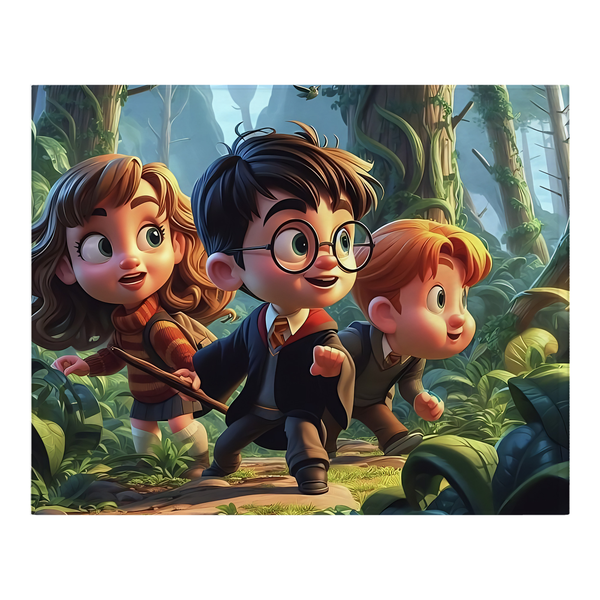（画像用） Harry Potter ハリー・ポッターシリーズ フランネルブランケット・多サイズ対応（横型）