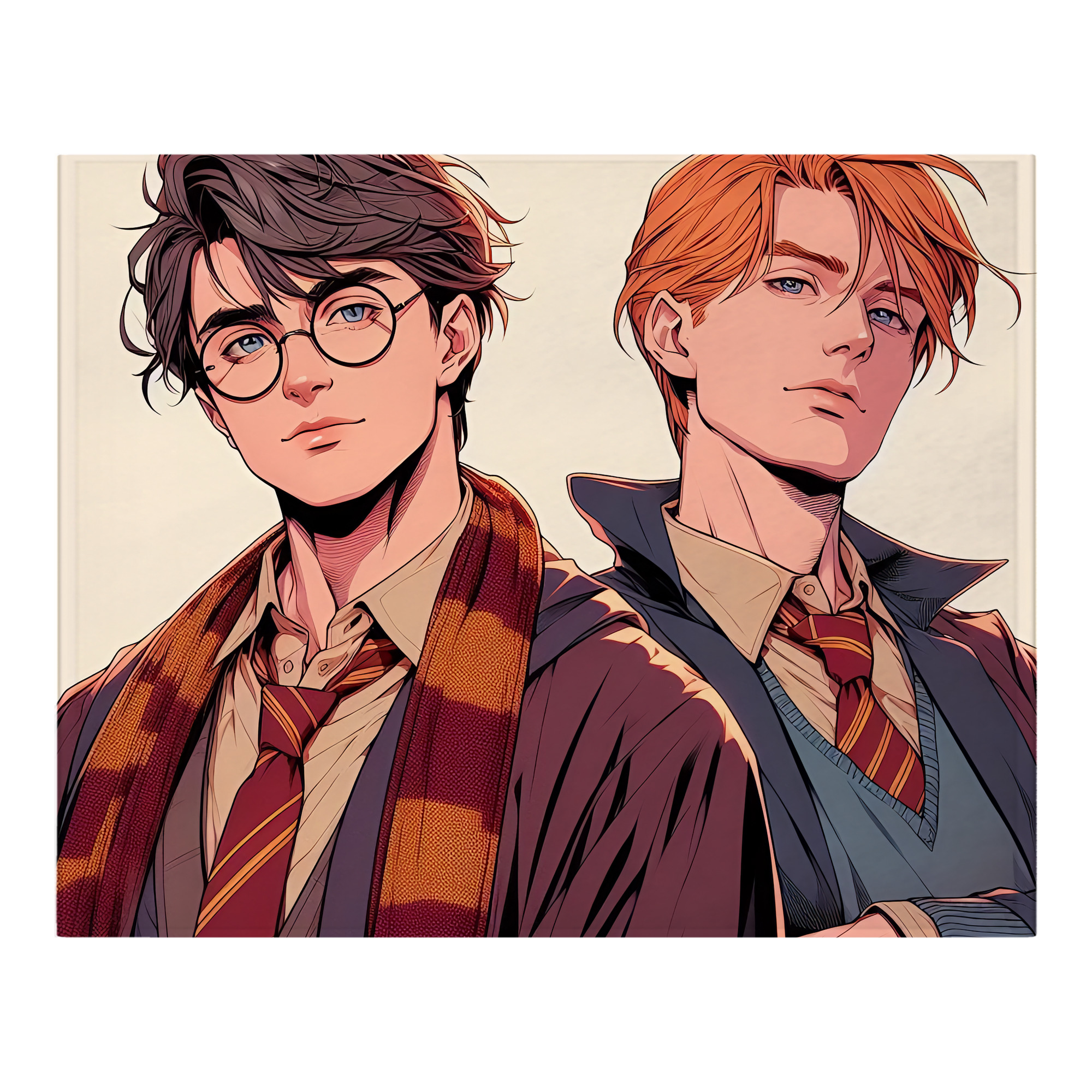 （画像用） Harry Potter ハリー・ポッターシリーズ フランネルブランケット・多サイズ対応（横型）