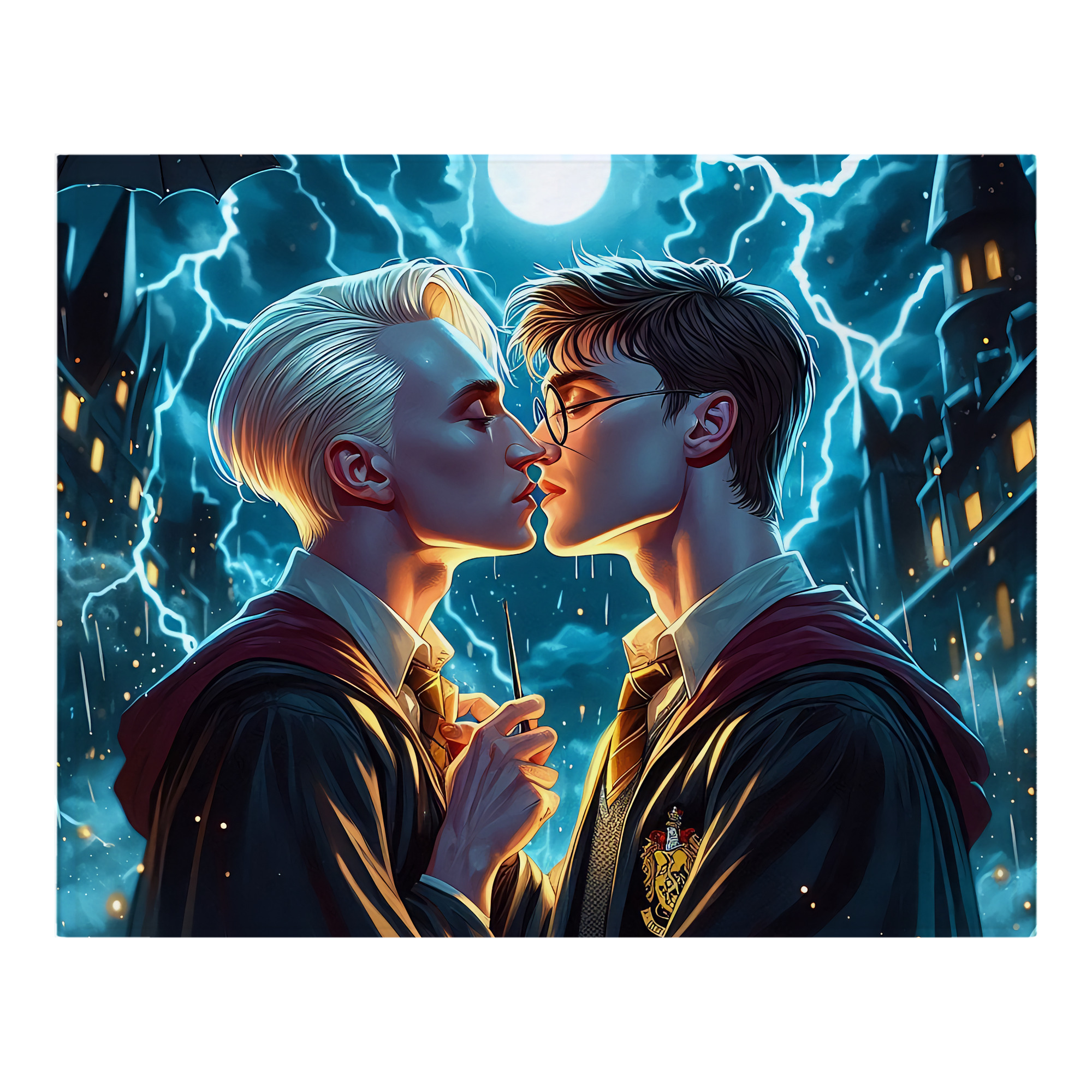 （画像用） Harry Potter ハリー・ポッターシリーズ フランネルブランケット・多サイズ対応（横型）