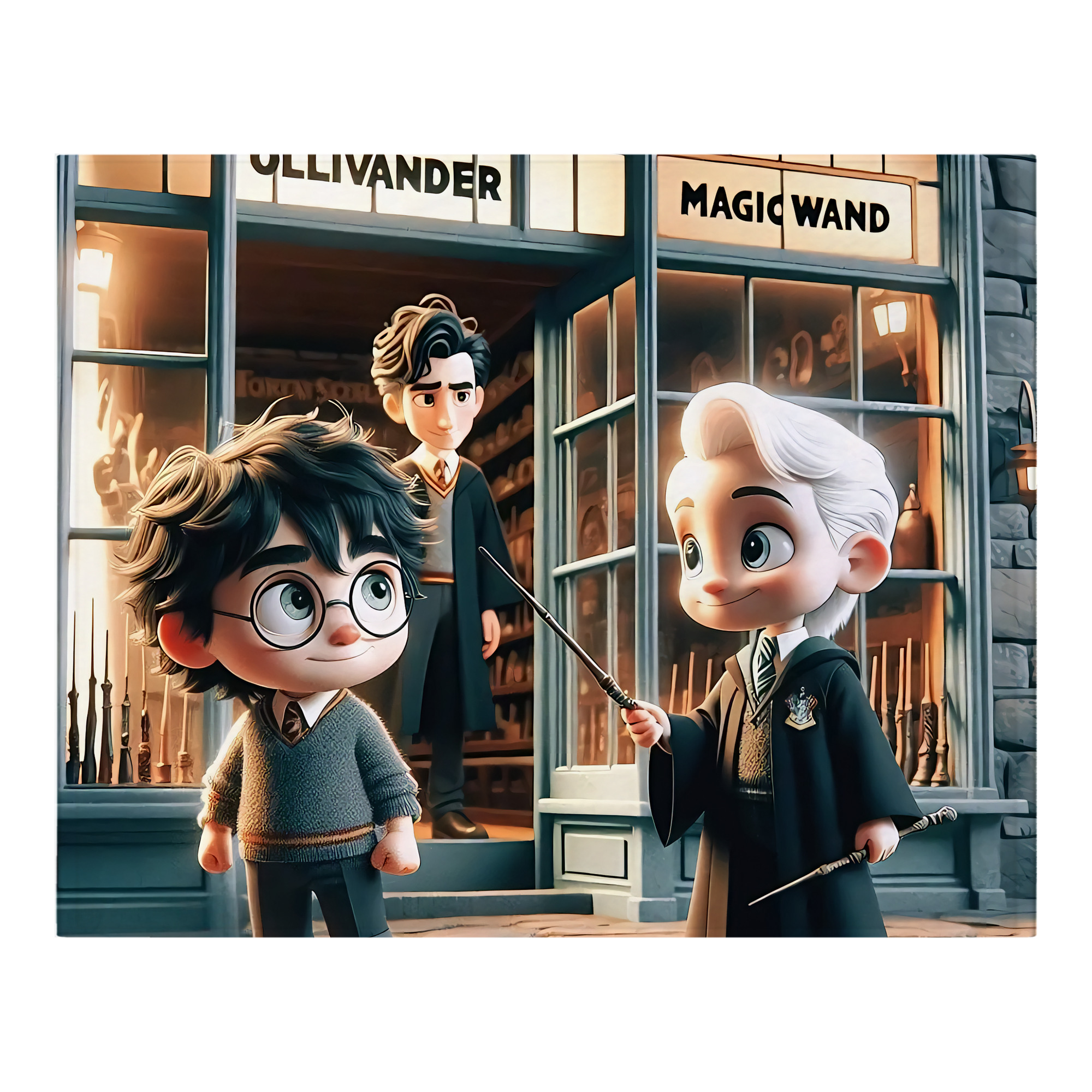 （画像用） Harry Potter ハリー・ポッターシリーズ フランネルブランケット・多サイズ対応（横型）