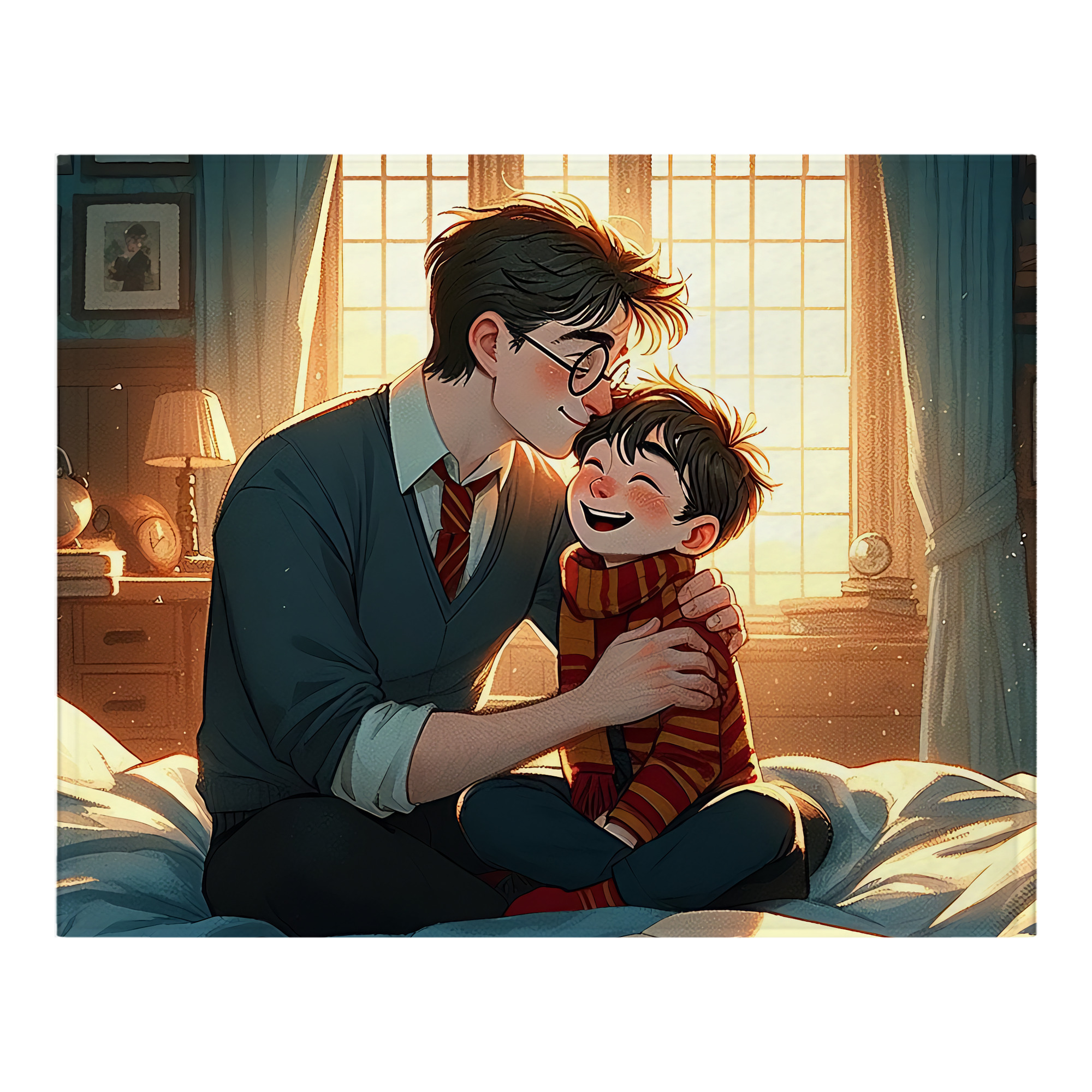 （画像用） Harry Potter ハリー・ポッターシリーズ フランネルブランケット・多サイズ対応（横型）
