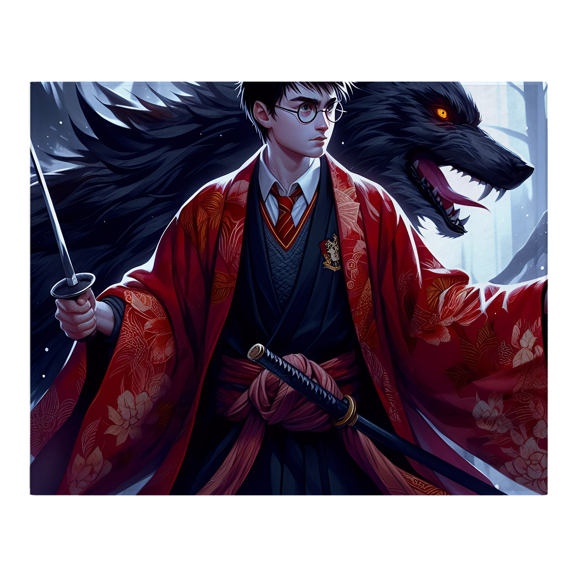 （画像用） Harry Potter ハリー・ポッターシリーズ フランネルブランケット・多サイズ対応（横型）