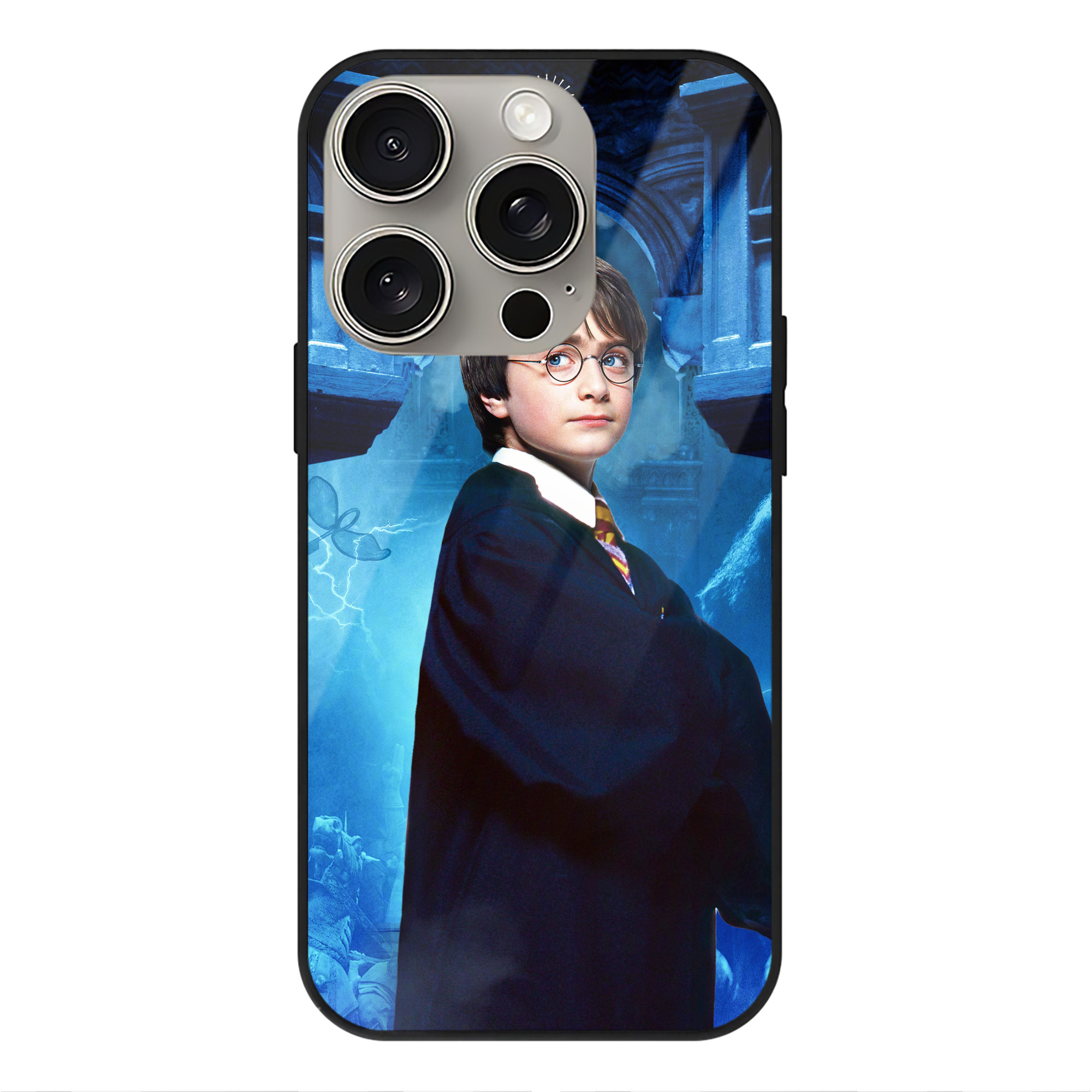 （画像用） Harry Potter ハリー・ポッターシリーズ 【iPhone15Pro対応】スマホケース 耐衝撃＆黄変防止 背面ガラス