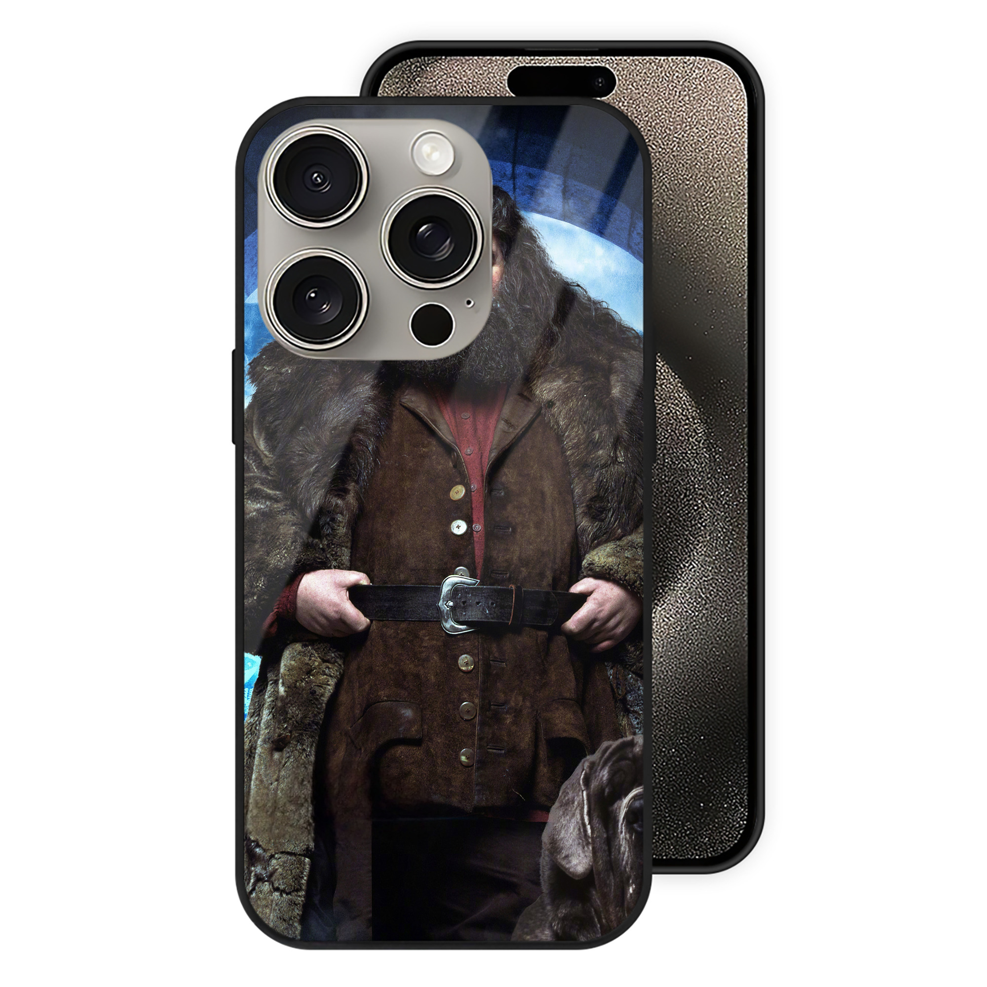 （画像用） Harry Potter ハリー・ポッターシリーズ 【iPhone15Pro対応】スマホケース 耐衝撃＆黄変防止 背面ガラス