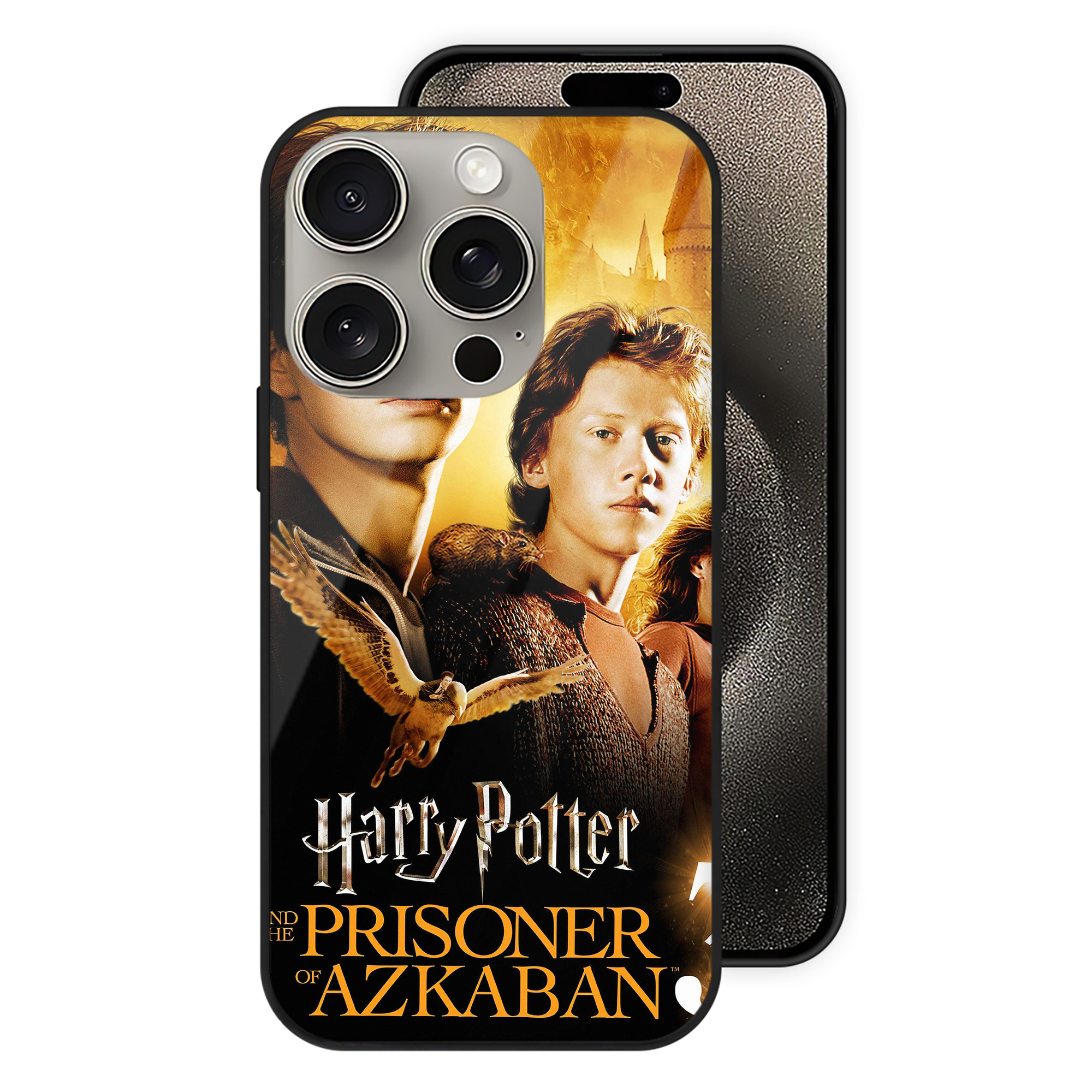 （画像用） Harry Potter ハリー・ポッターシリーズ 【iPhone15Pro対応】スマホケース 耐衝撃＆黄変防止 背面ガラス