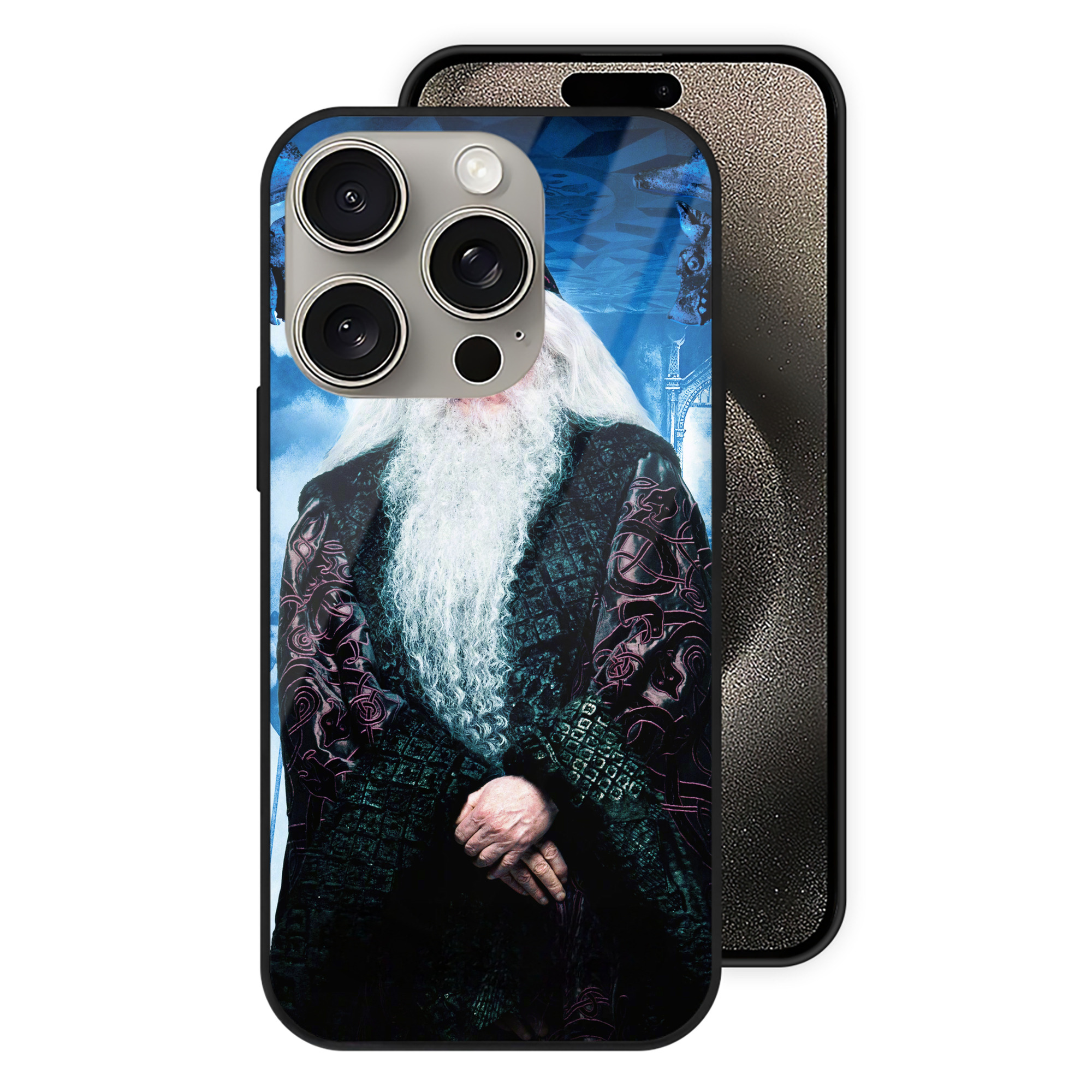 （画像用） Harry Potter ハリー・ポッターシリーズ 【iPhone15Pro対応】スマホケース 耐衝撃＆黄変防止 背面ガラス