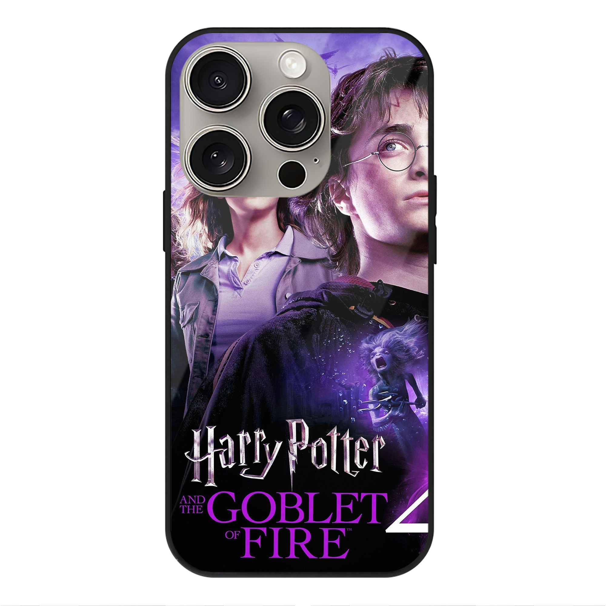 （画像用） Harry Potter ハリー・ポッターシリーズ 【iPhone15Pro対応】スマホケース 耐衝撃＆黄変防止 背面ガラス