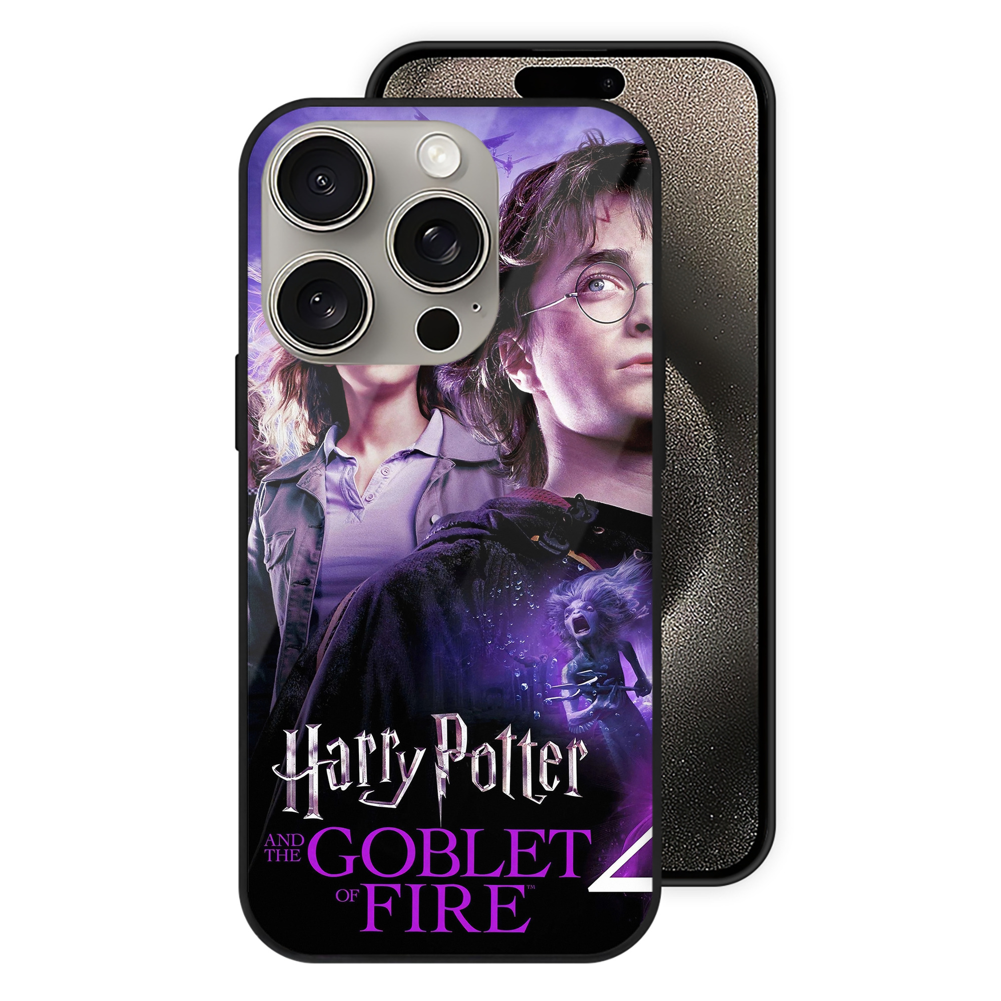 （画像用） Harry Potter ハリー・ポッターシリーズ 【iPhone15Pro対応】スマホケース 耐衝撃＆黄変防止 背面ガラス