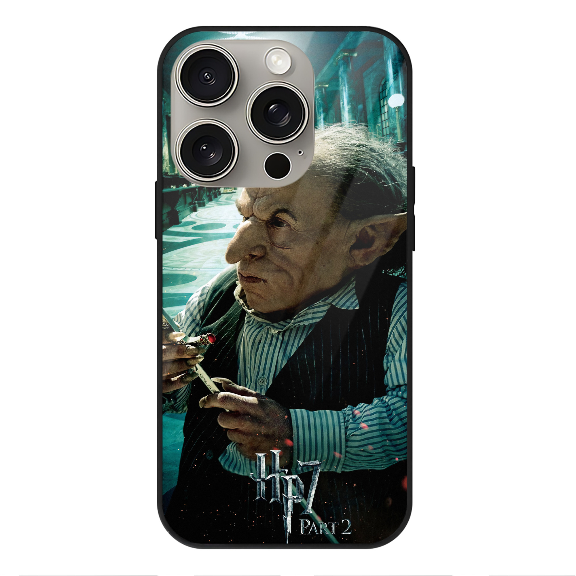 （画像用） Harry Potter ハリー・ポッターシリーズ 【iPhone15Pro対応】スマホケース 耐衝撃＆黄変防止 背面ガラス