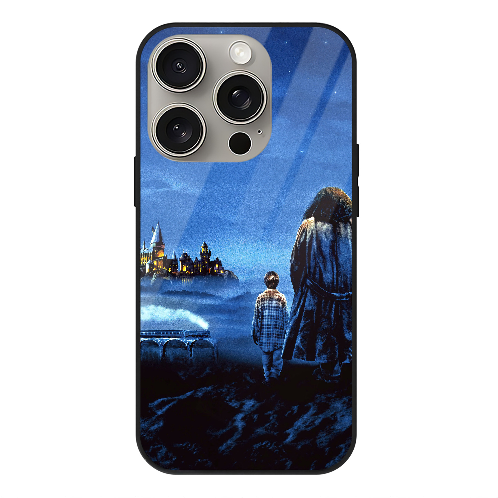 （画像用） Harry Potter ハリー・ポッターシリーズ 【iPhone15Pro対応】スマホケース 耐衝撃＆黄変防止 背面ガラス