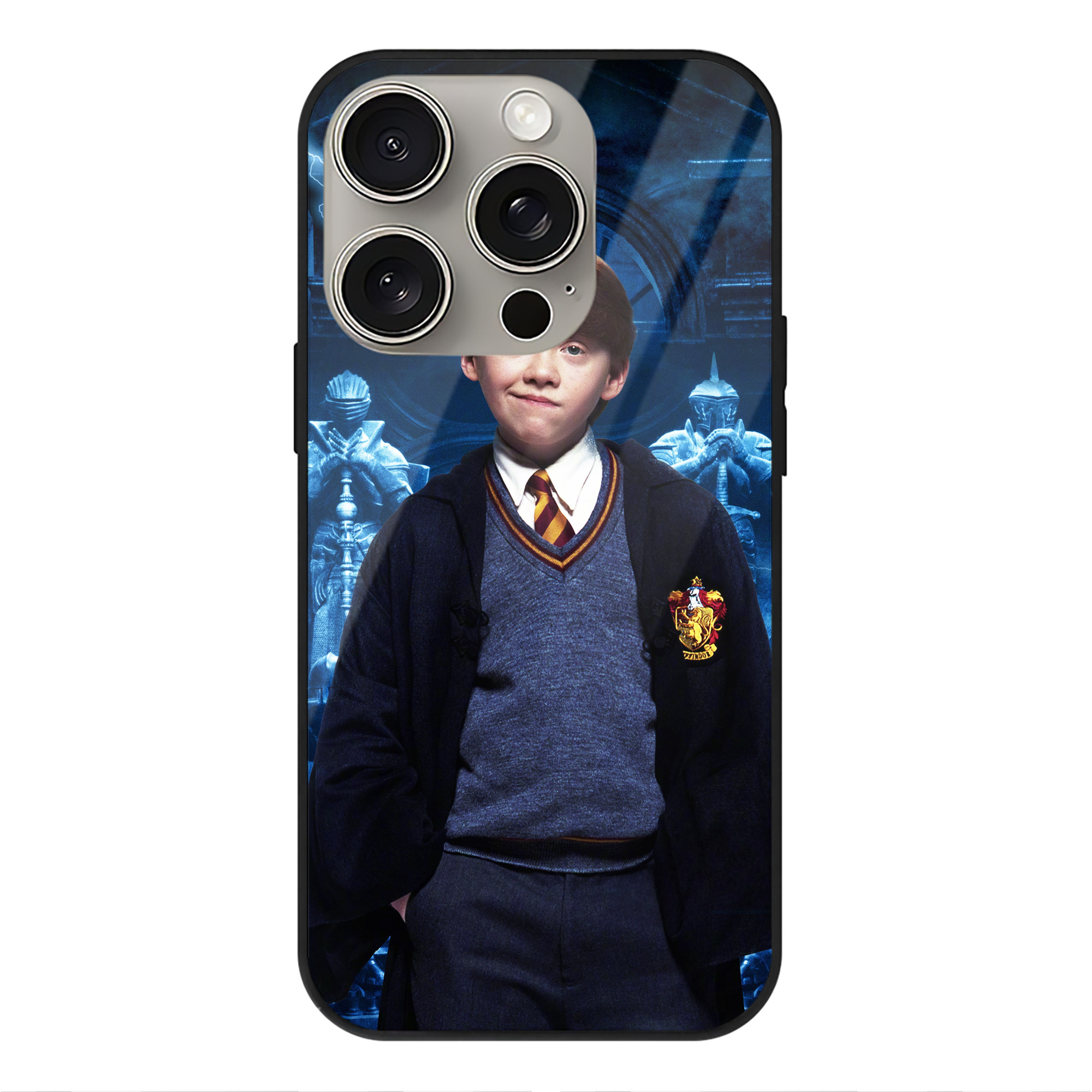（画像用） Harry Potter ハリー・ポッターシリーズ 【iPhone15Pro対応】スマホケース 耐衝撃＆黄変防止 背面ガラス