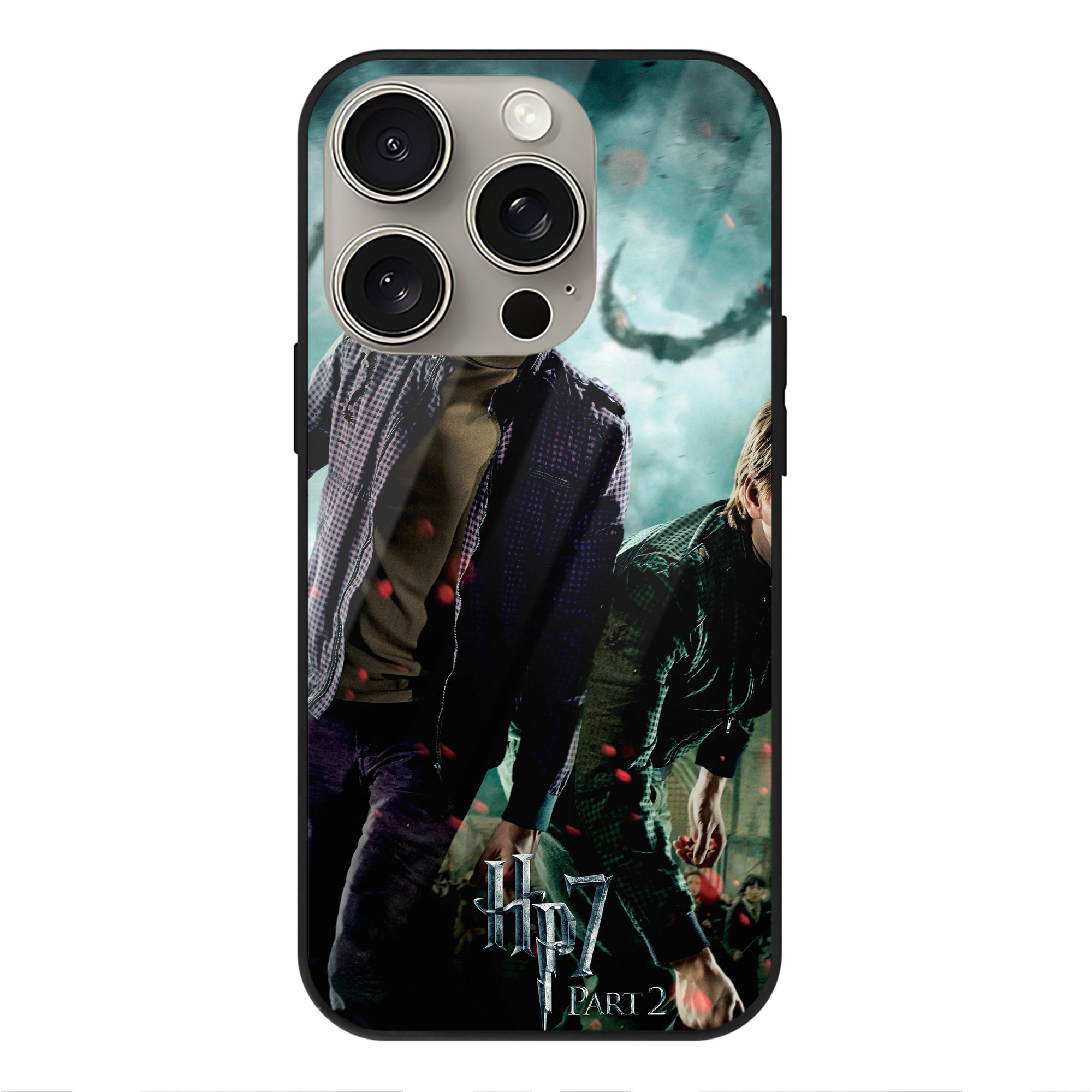 （画像用） Harry Potter ハリー・ポッターシリーズ 【iPhone15Pro対応】スマホケース 耐衝撃＆黄変防止 背面ガラス