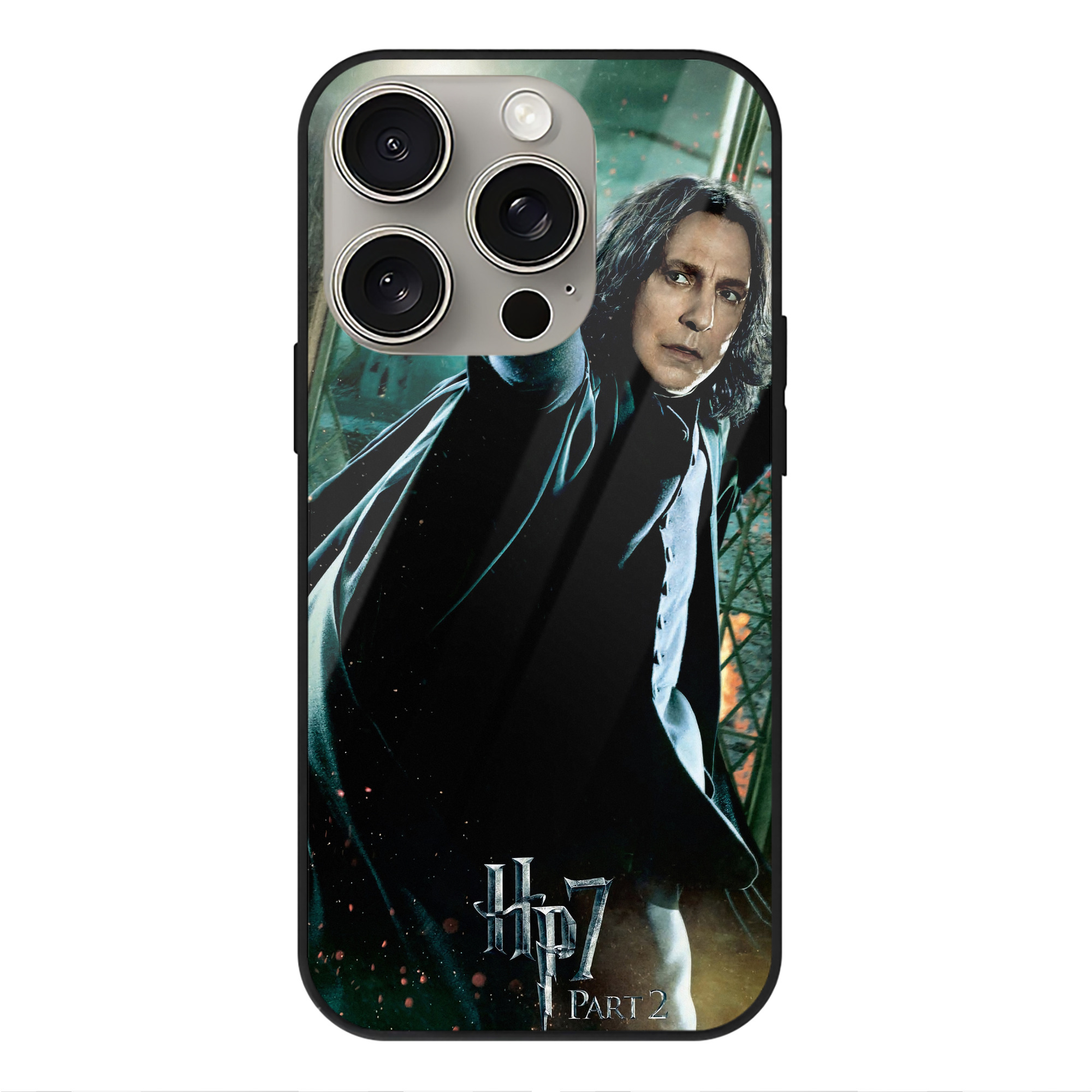 （画像用） Harry Potter ハリー・ポッターシリーズ 【iPhone15Pro対応】スマホケース 耐衝撃＆黄変防止 背面ガラス