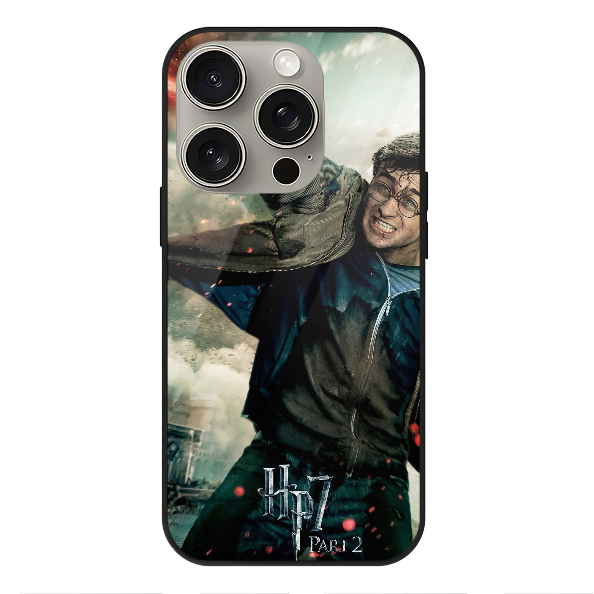 （画像用） Harry Potter ハリー・ポッターシリーズ 【iPhone15Pro対応】スマホケース 耐衝撃＆黄変防止 背面ガラス