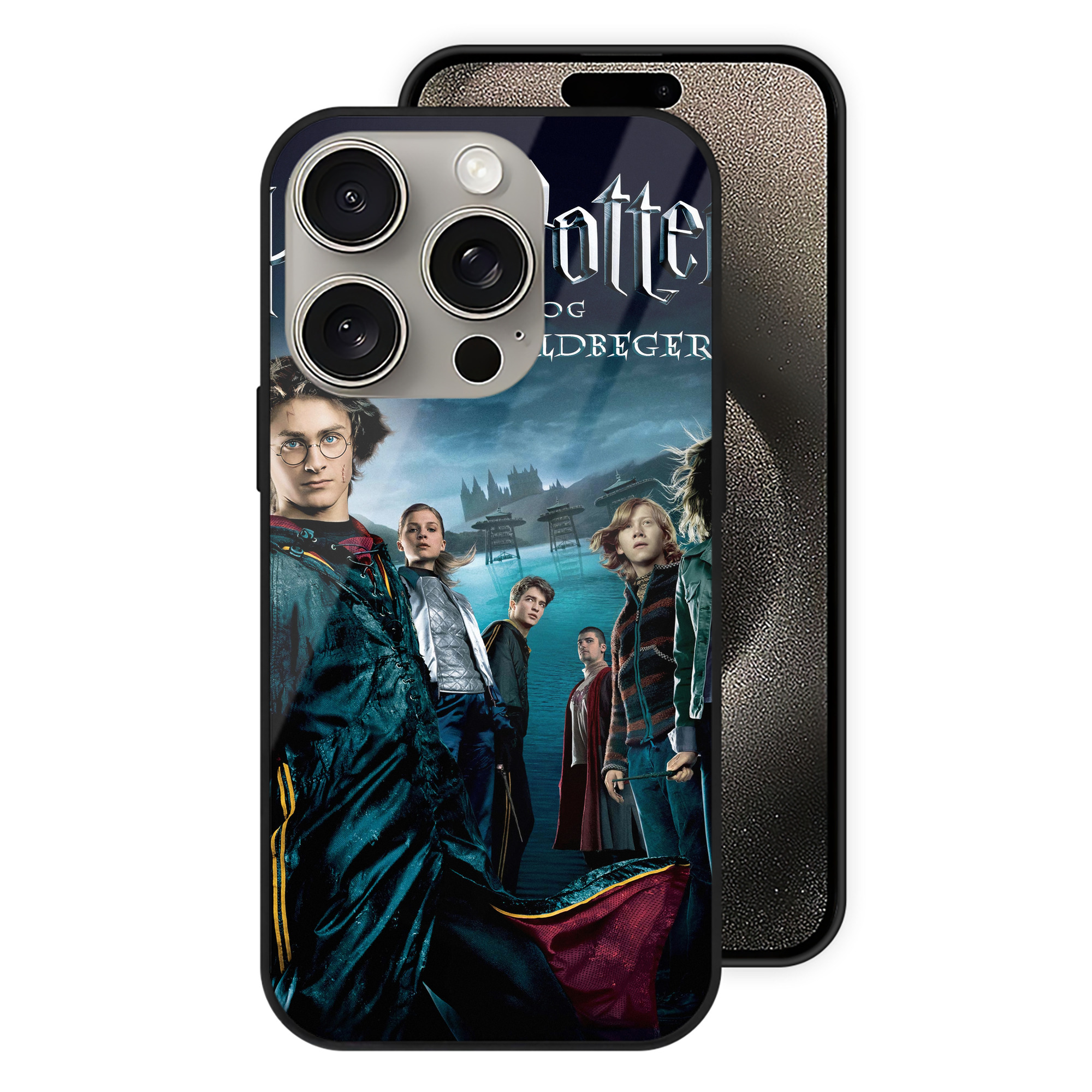 （画像用） Harry Potter ハリー・ポッターシリーズ 【iPhone15Pro対応】スマホケース 耐衝撃＆黄変防止 背面ガラス