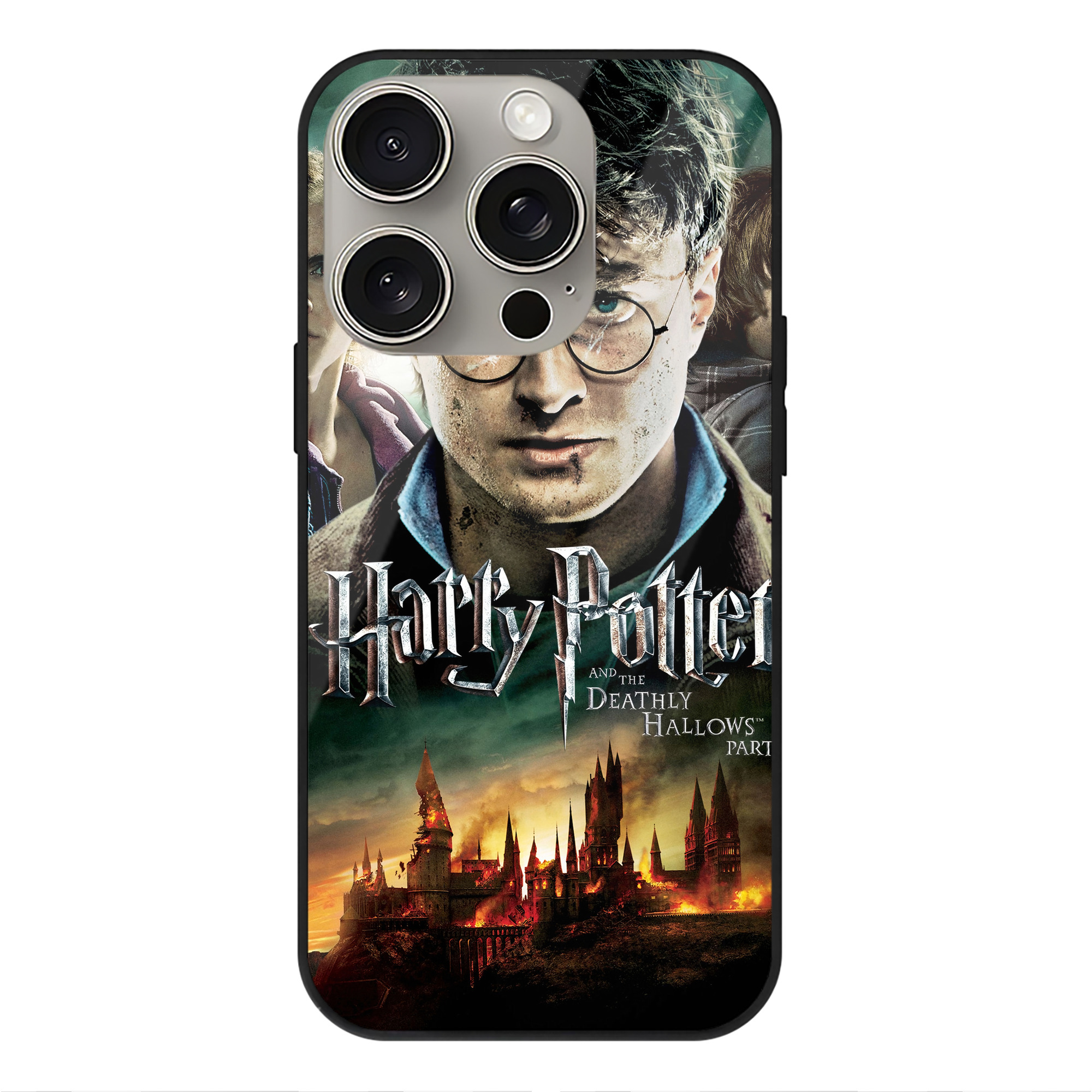 （画像用） Harry Potter ハリー・ポッターシリーズ 【iPhone15Pro対応】スマホケース 耐衝撃＆黄変防止 背面ガラス
