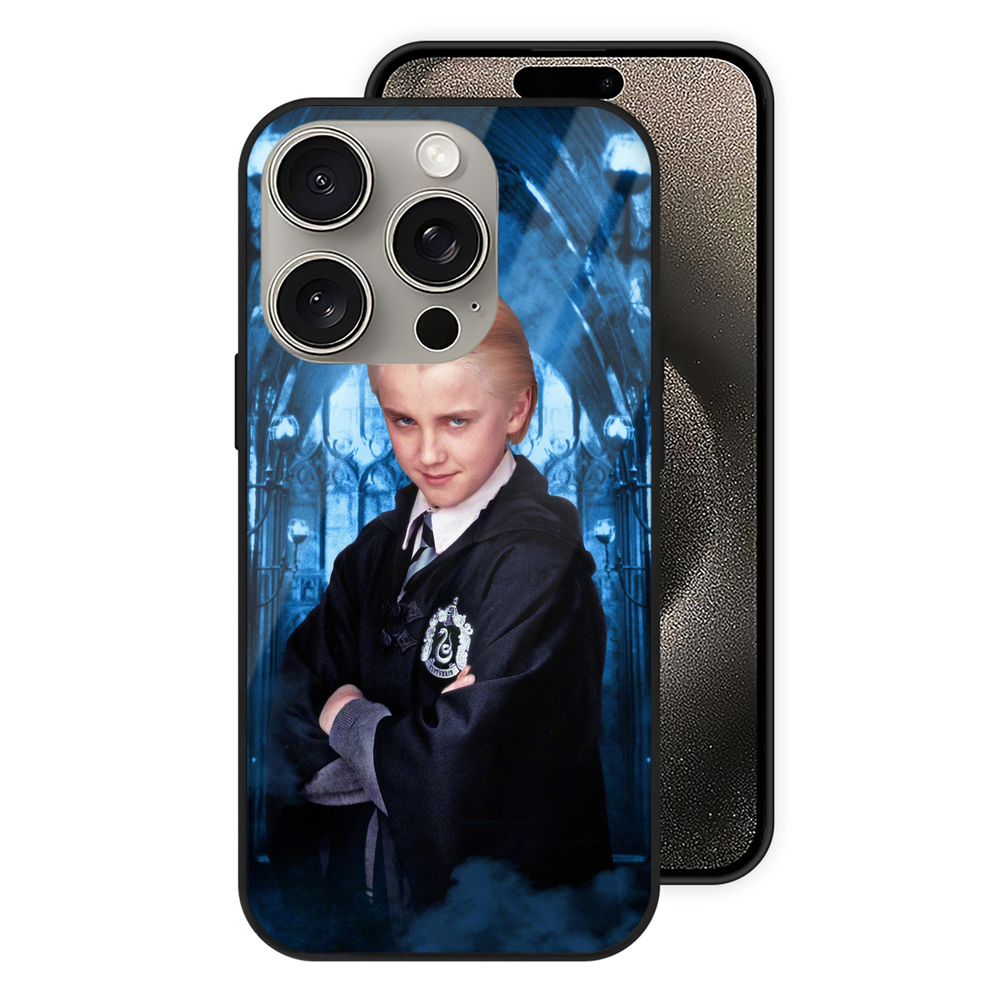 （画像用） Harry Potter ハリー・ポッターシリーズ 【iPhone15Pro対応】スマホケース 耐衝撃＆黄変防止 背面ガラス