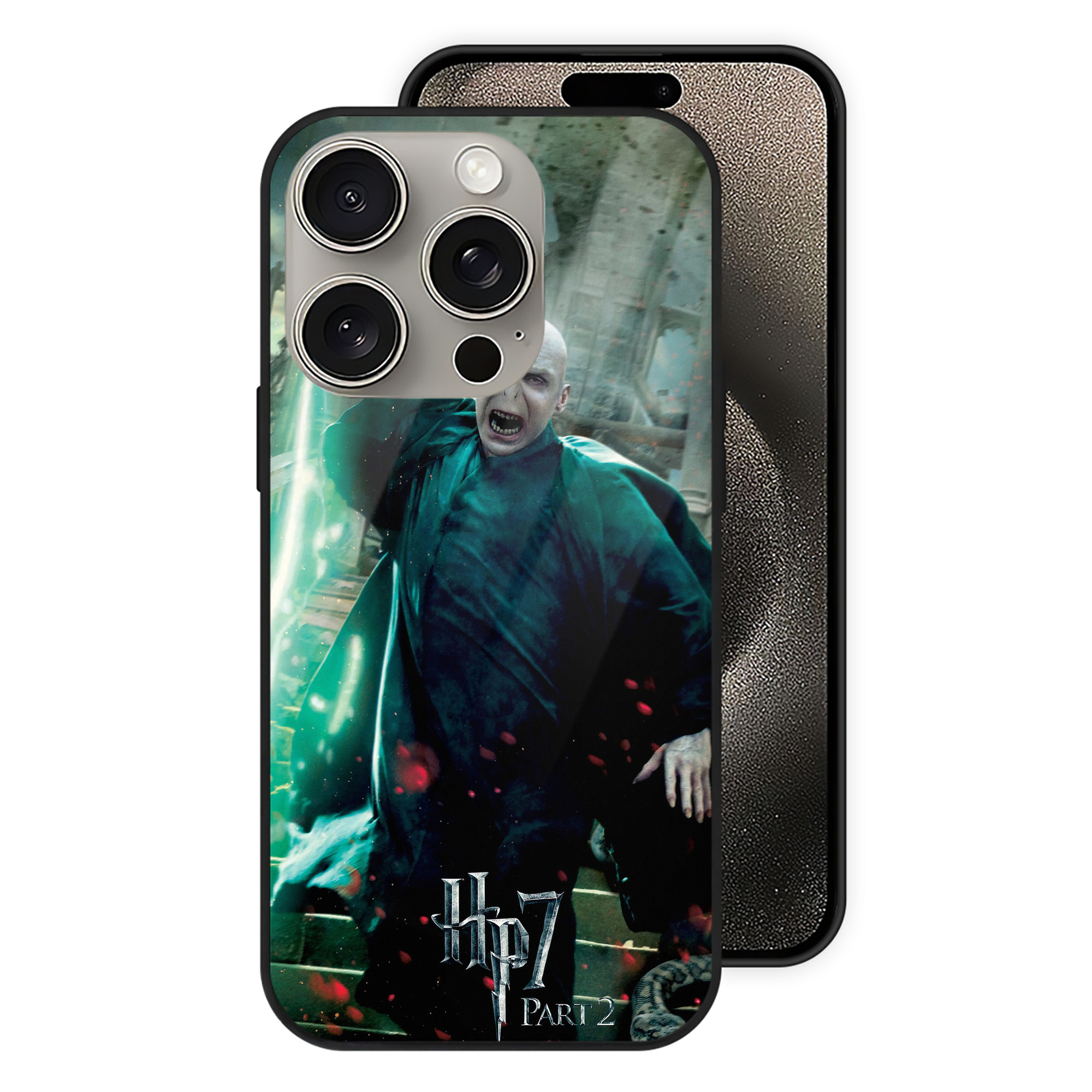 （画像用） Harry Potter ハリー・ポッターシリーズ 【iPhone15Pro対応】スマホケース 耐衝撃＆黄変防止 背面ガラス
