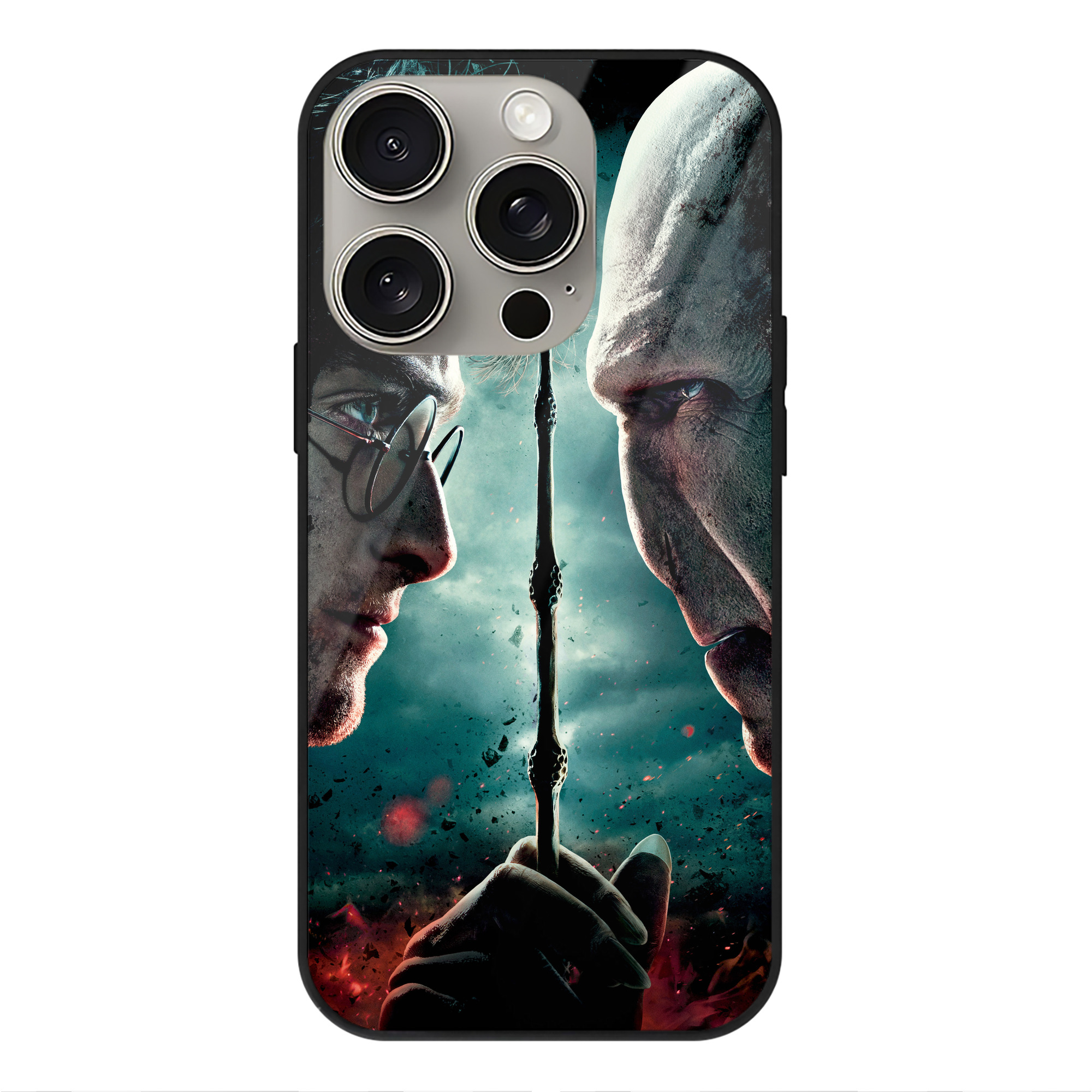（画像用） Harry Potter ハリー・ポッターシリーズ 【iPhone15Pro対応】スマホケース 耐衝撃＆黄変防止 背面ガラス