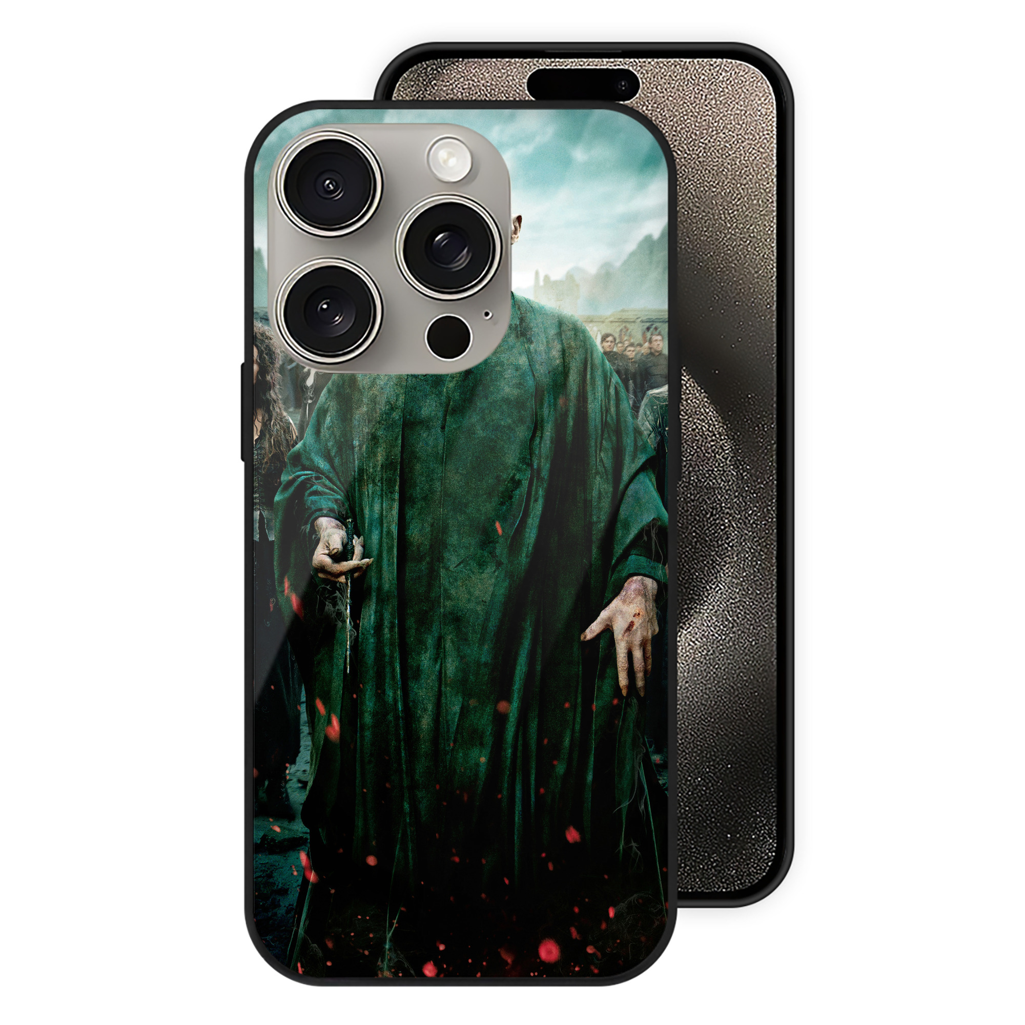 （画像用） Harry Potter ハリー・ポッターシリーズ 【iPhone15Pro対応】スマホケース 耐衝撃＆黄変防止 背面ガラス