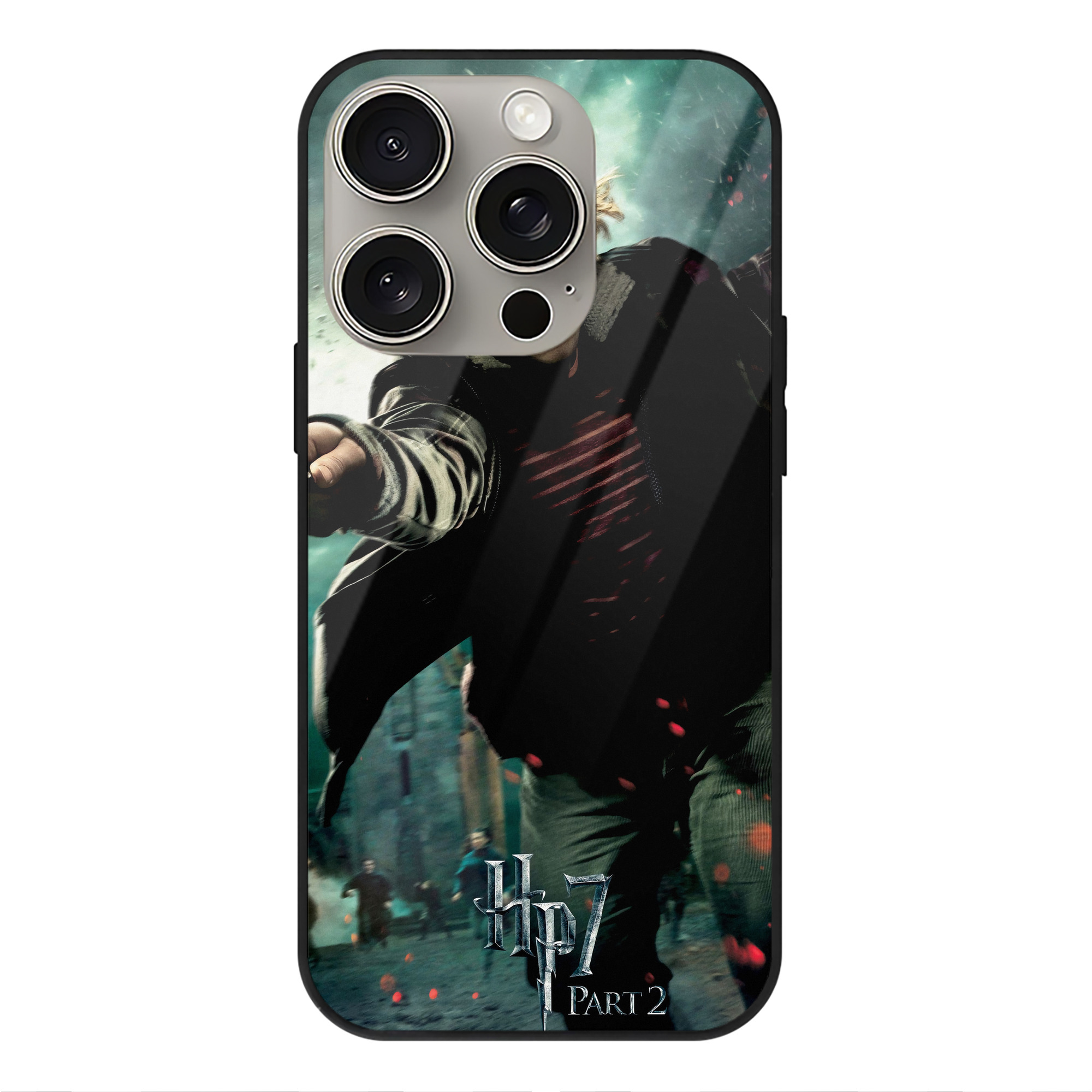 （画像用） Harry Potter ハリー・ポッターシリーズ 【iPhone15Pro対応】スマホケース 耐衝撃＆黄変防止 背面ガラス