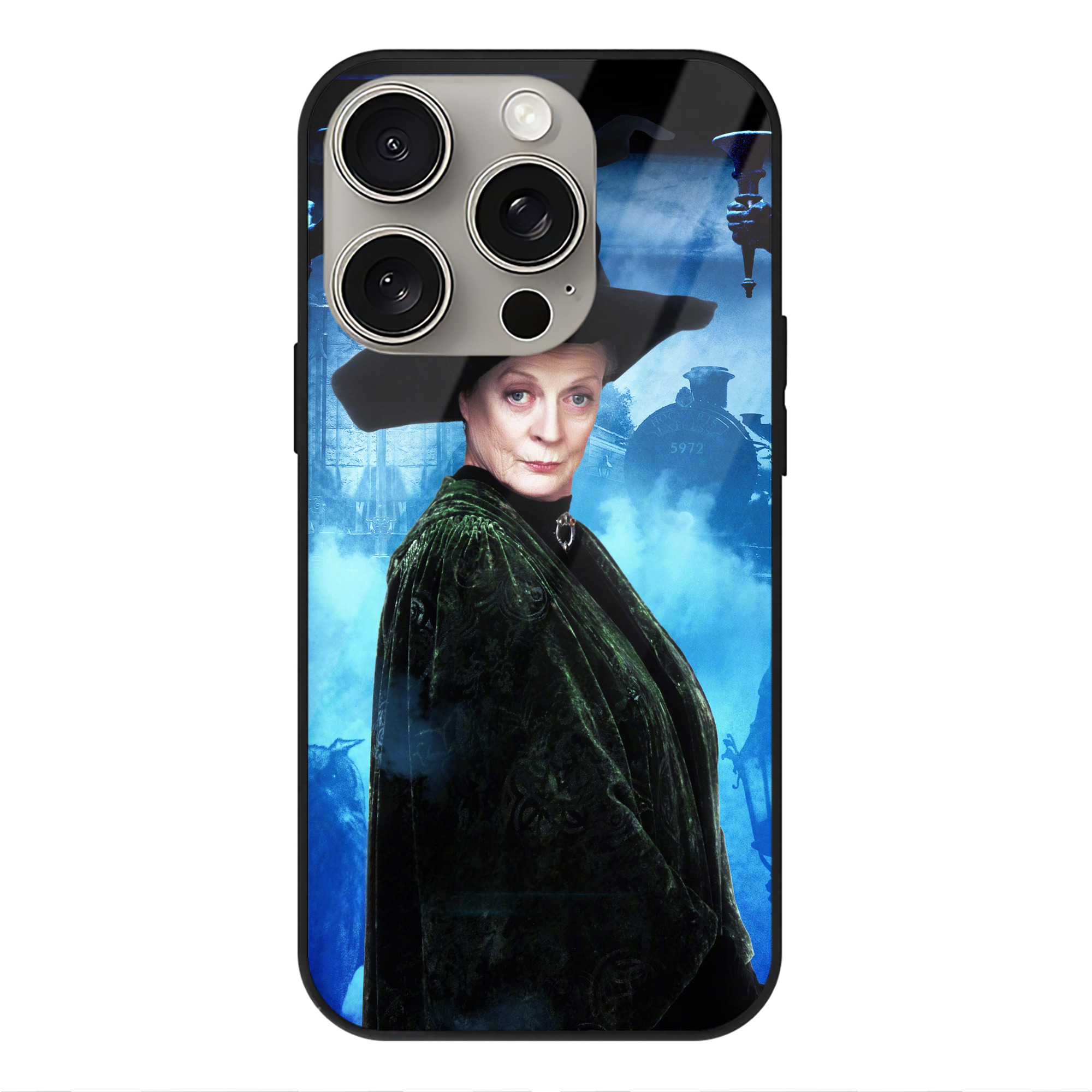 （画像用） Harry Potter ハリー・ポッターシリーズ 【iPhone15Pro対応】スマホケース 耐衝撃＆黄変防止 背面ガラス