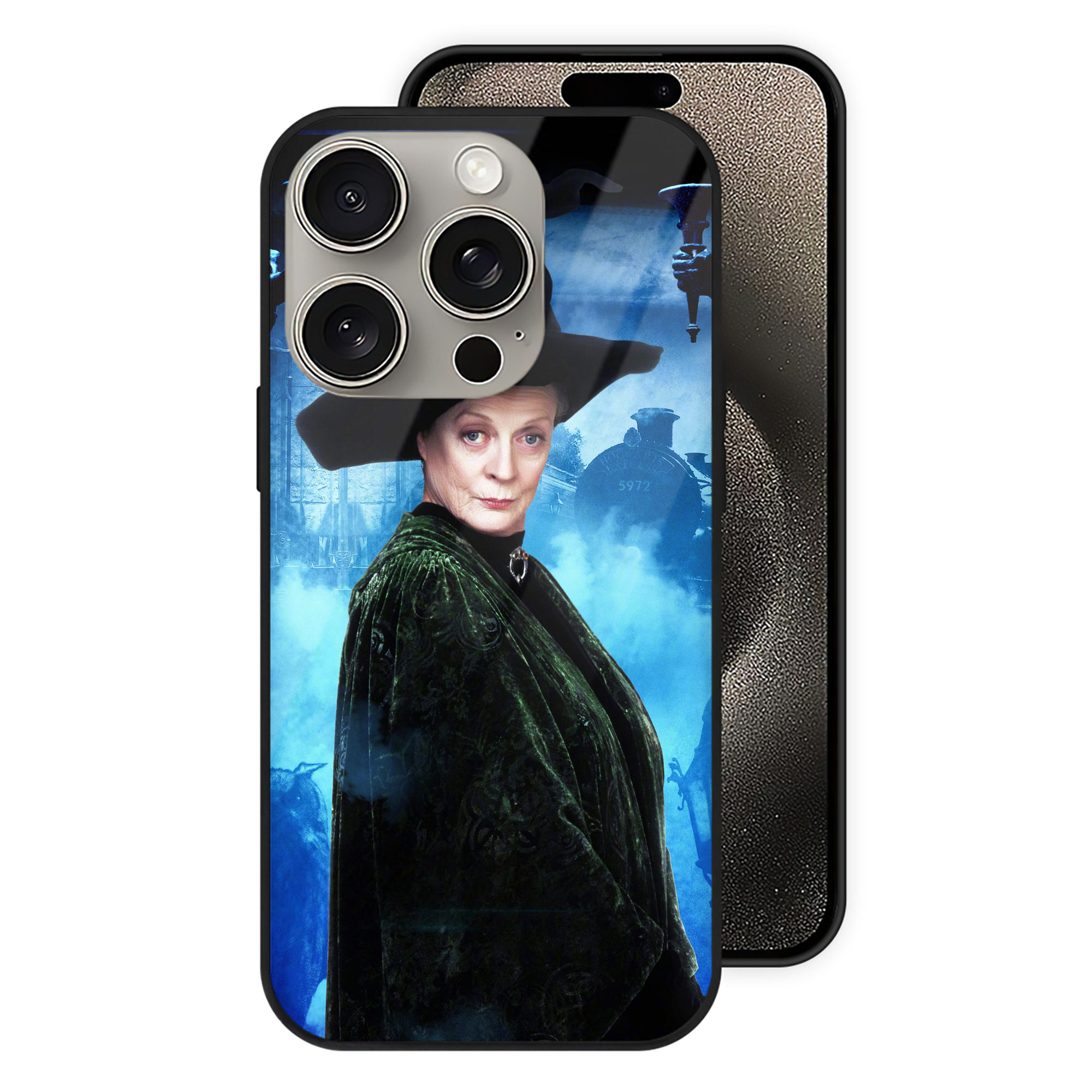 （画像用） Harry Potter ハリー・ポッターシリーズ 【iPhone15Pro対応】スマホケース 耐衝撃＆黄変防止 背面ガラス