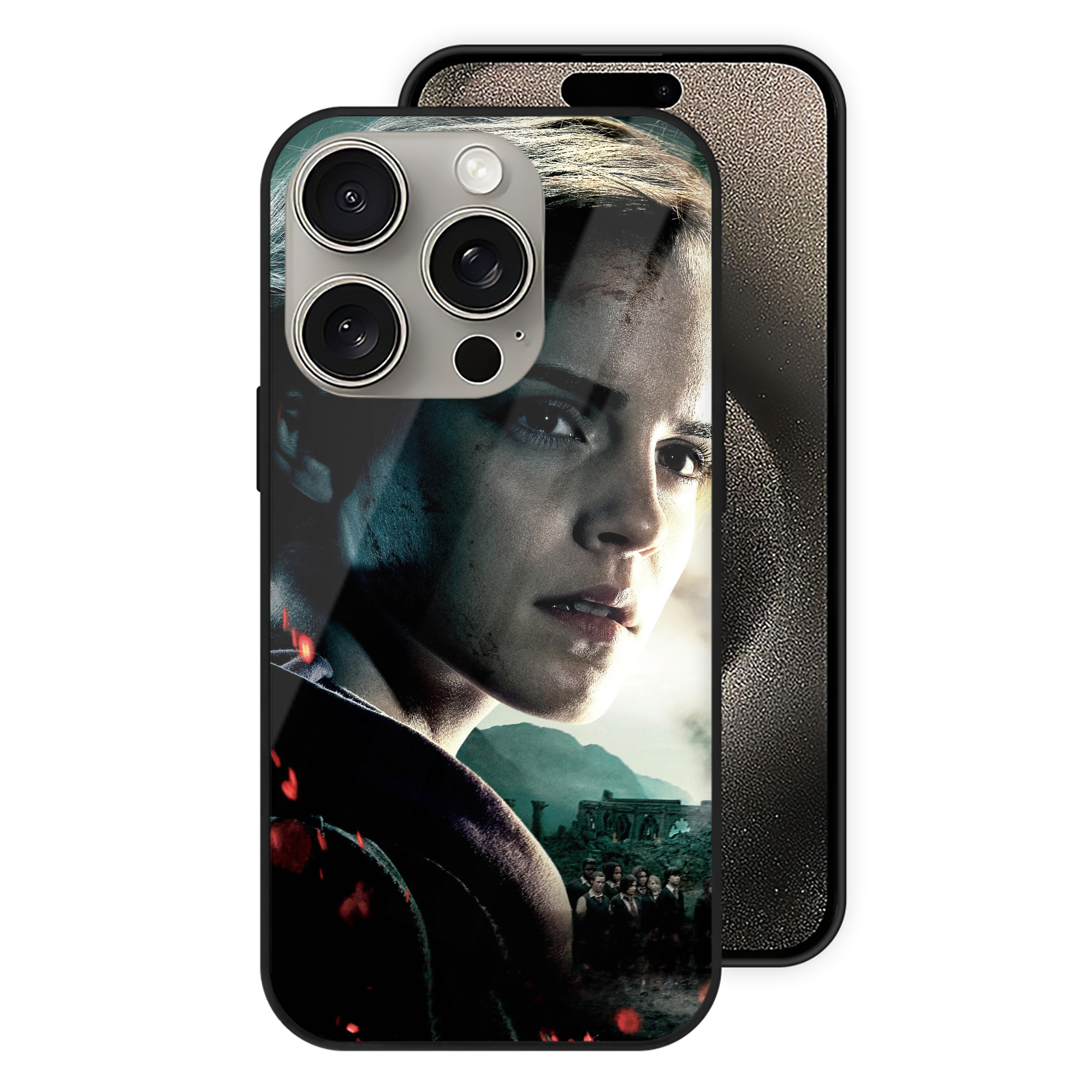 （画像用） Harry Potter ハリー・ポッターシリーズ 【iPhone15Pro対応】スマホケース 耐衝撃＆黄変防止 背面ガラス